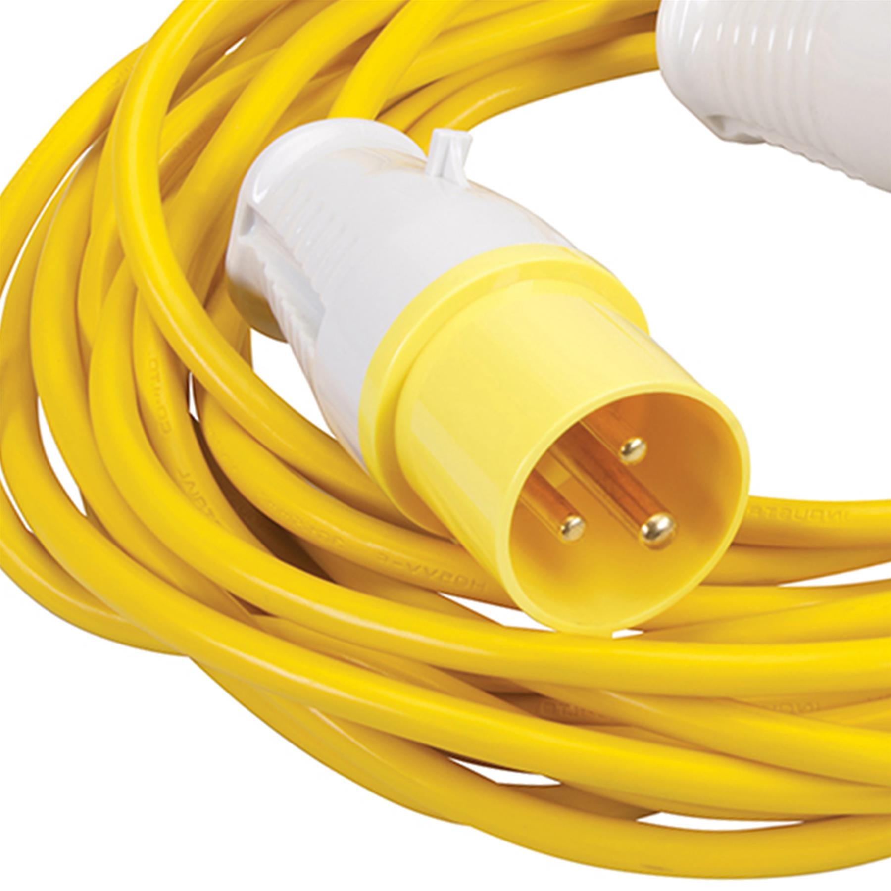 Heavy Duty Extension Lead 16A 110V 10M Home Camping Caravan Industrial Hook Up