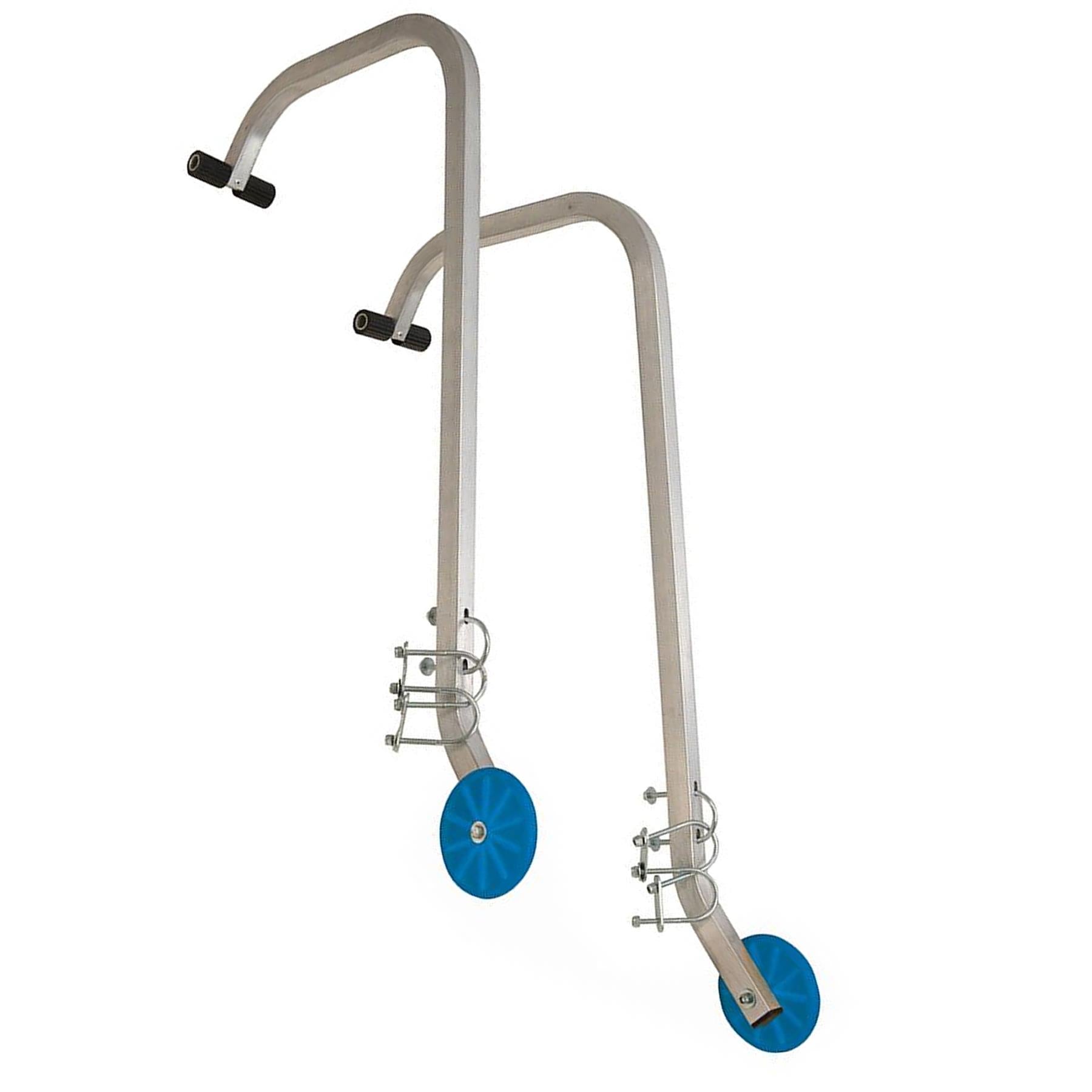 Pair of Roof Hook Kit For Extension Ladders With Wheels & Fixings 1015mm