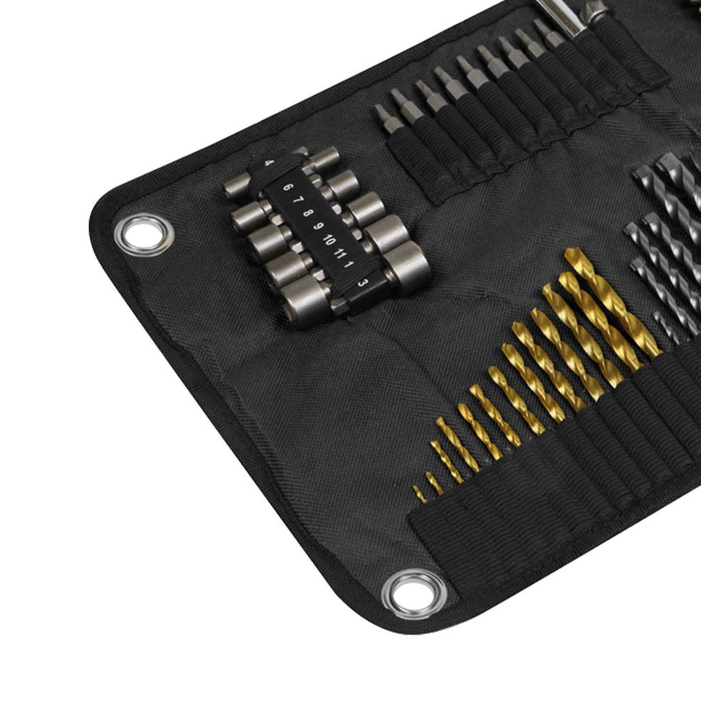 Sealey 98pc Drill & Bit Accessory Set Wood/Masonry/Metal Range of 25 & 50mm bits