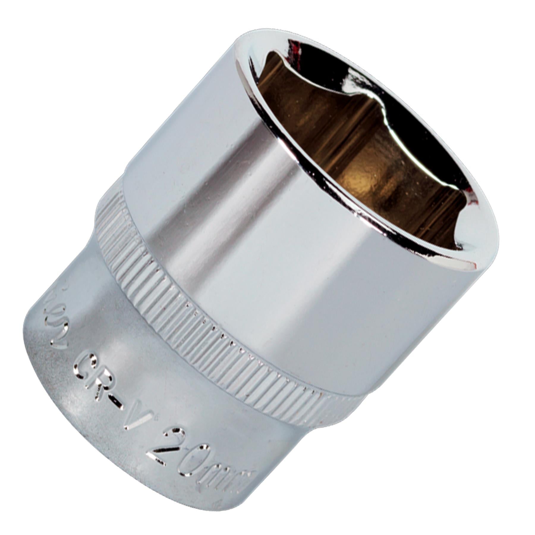 Sealey WallDrive Socket 20mm 3/8"Sq Drive Fully Polished