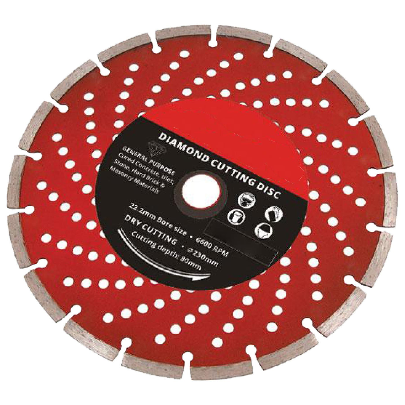 DIAMOND Blade DISC Angle Grinder Cutter Saw Dry Cutting 9 inch / 230mm