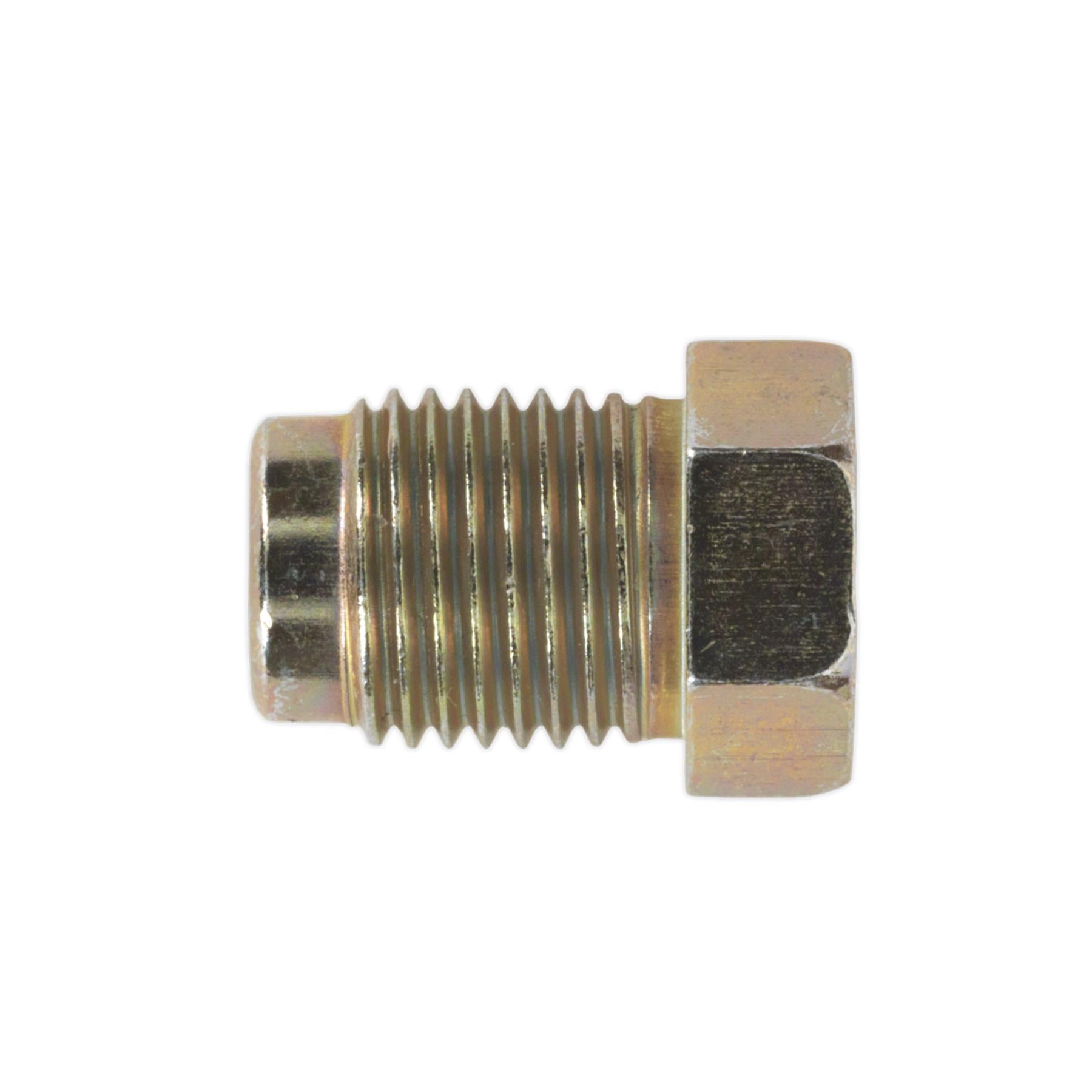 Sealey Brake Pipe Nut M10 x 1mm Short Male Pack of 25