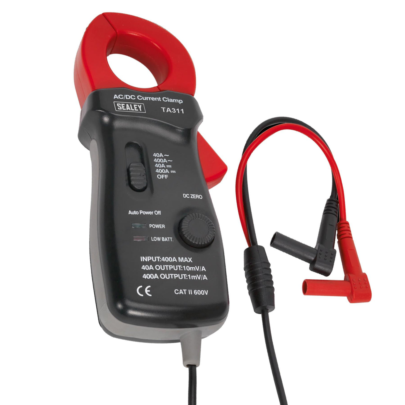 Sealey Current Clamp 40A/400A AC/DC - 28mm