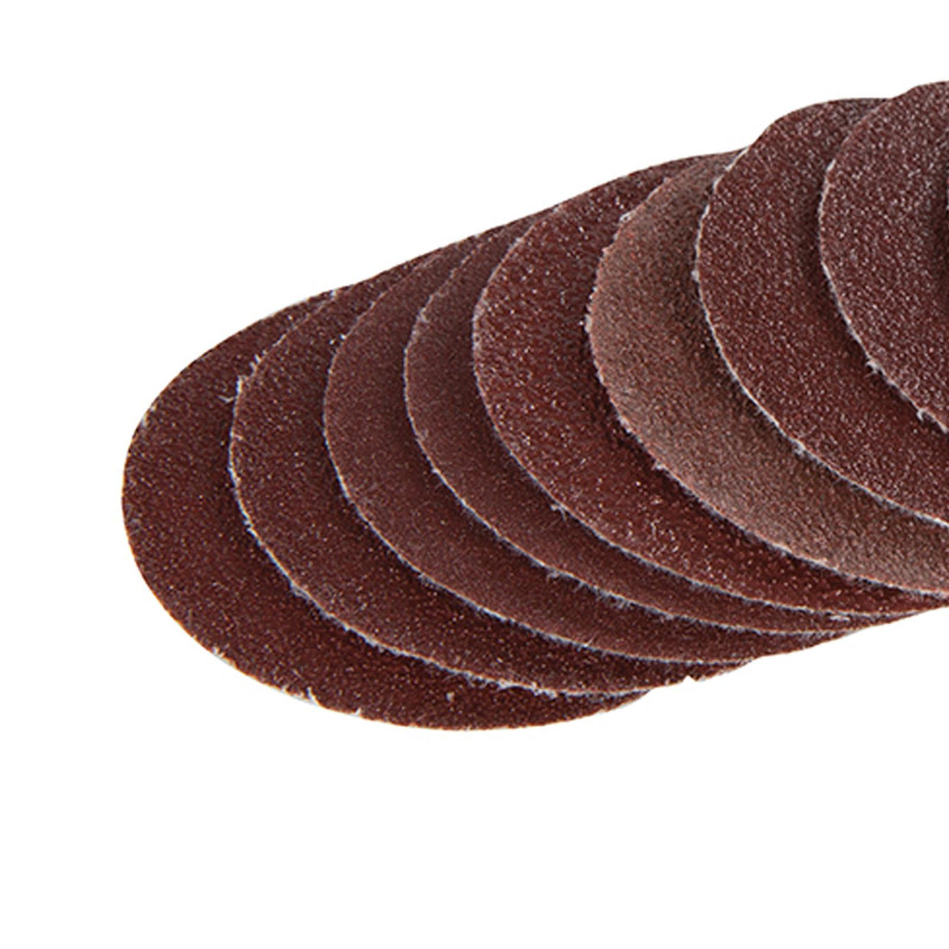 Self-Adhesive Sanding Discs 50mm 60Pk 20 x 60, 20 x 80, 20x120G Aluminium Oxide