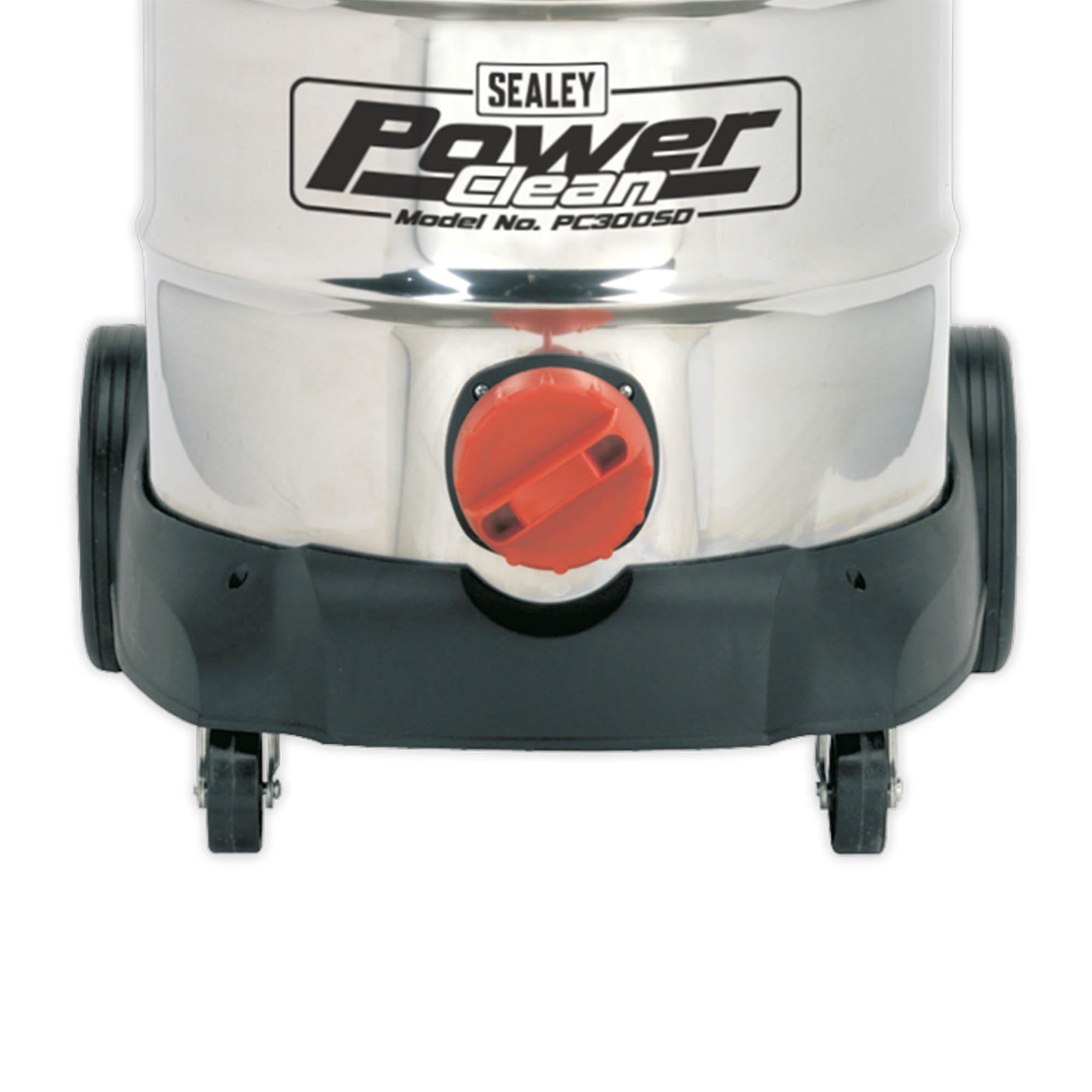 Sealey Vacuum Cleaner Industrial 30L 1400W/230V Stainless Drum