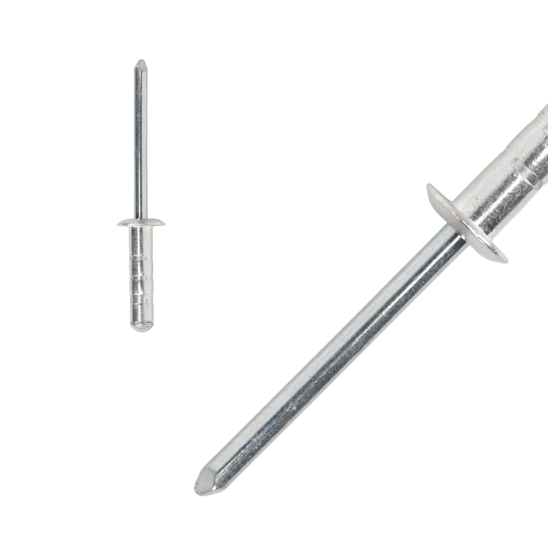 Sealey Aluminium Multi-Grip Rivet Std Flange 3.2 x 10mm Pack of 200