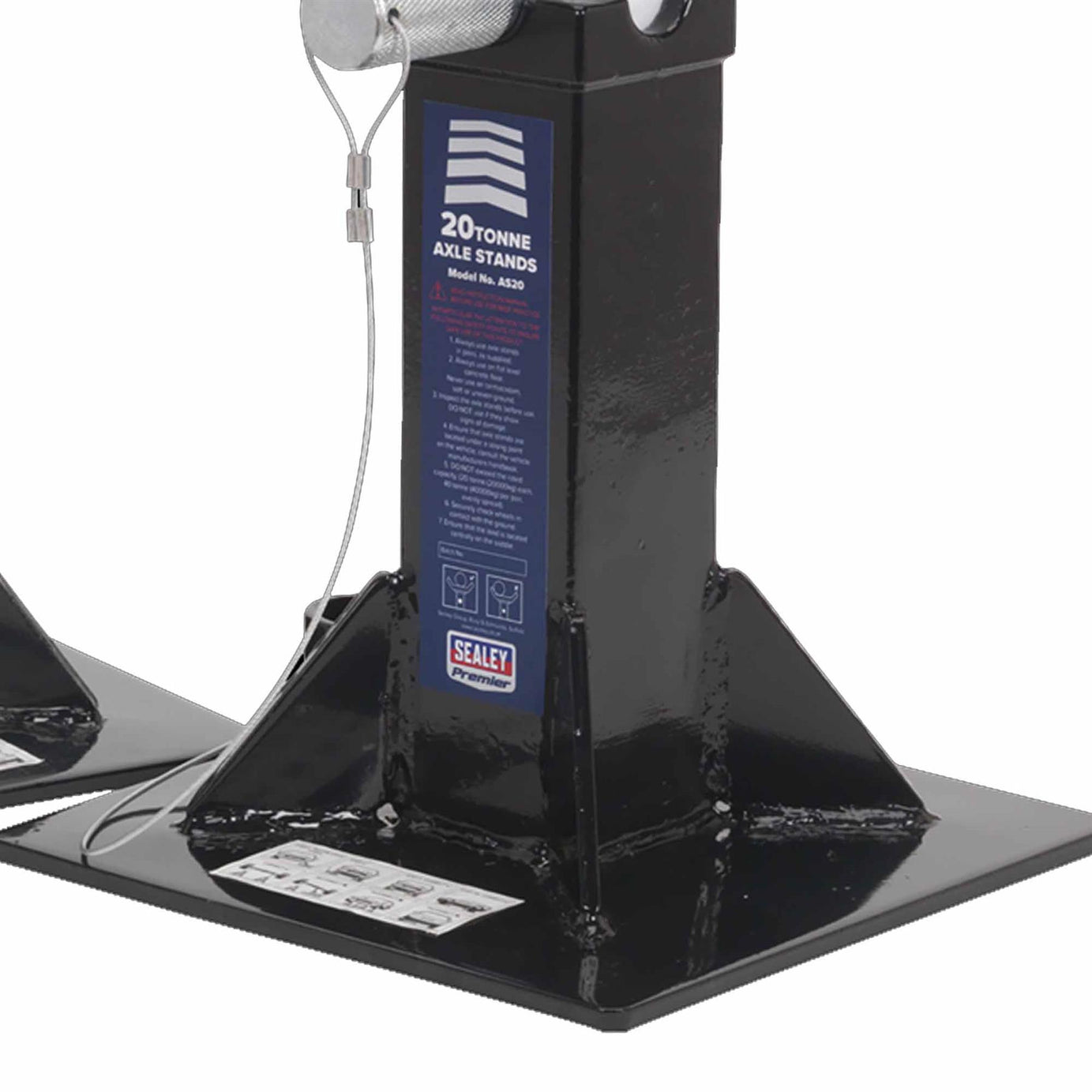 Sealey Axle Stands (Pair) 20tonne Capacity per Stand