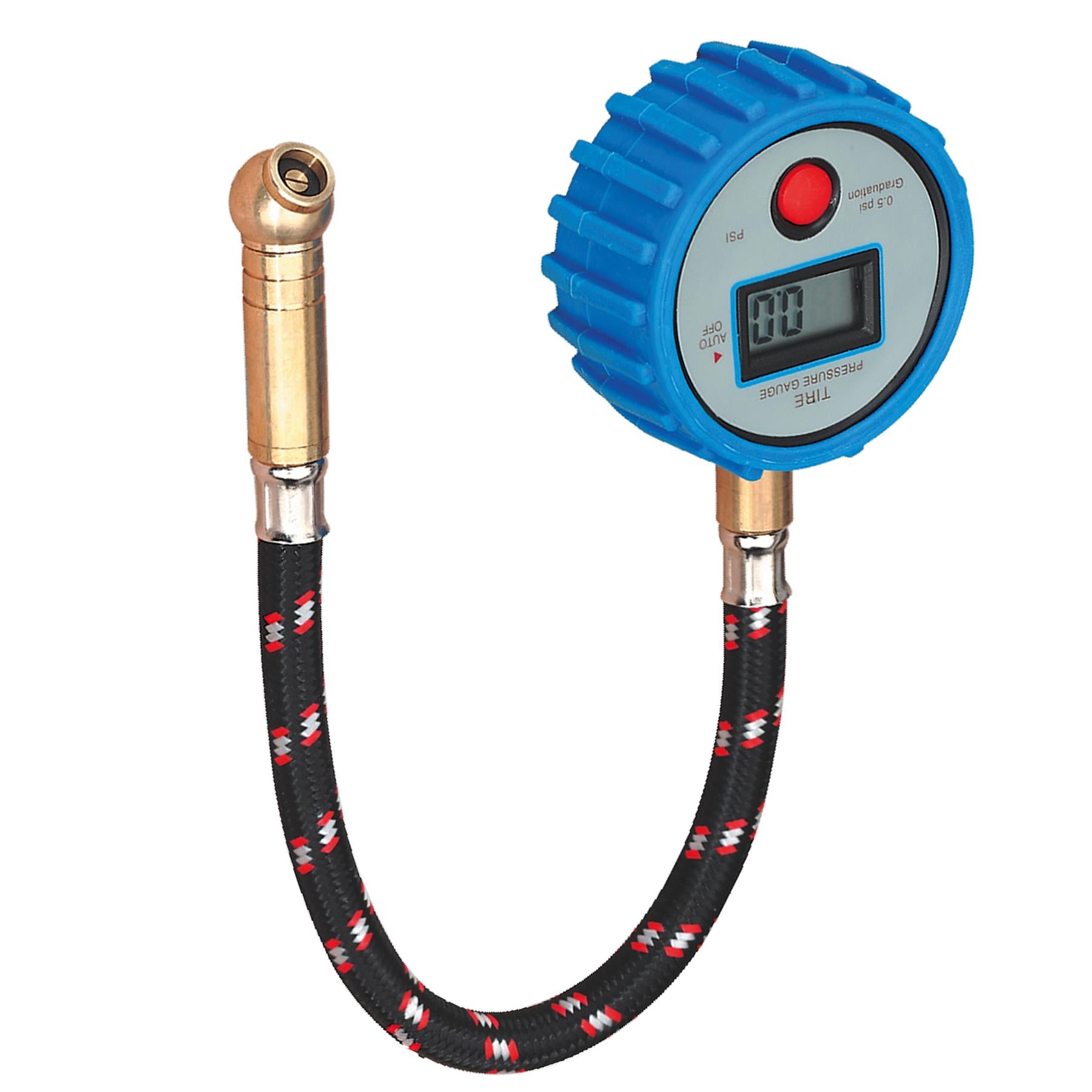Sealey Tyre Pressure Gauge Digital with Leader Hose & Quick Release