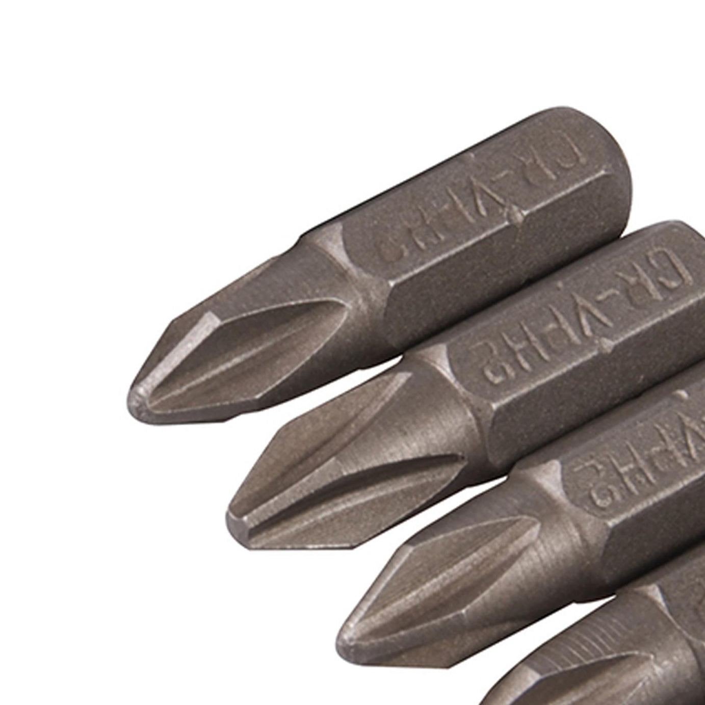 10Pk Phillips CRV Screwdriver Bits No.2 Hand Tools Screw Chrome Vanadium Steel