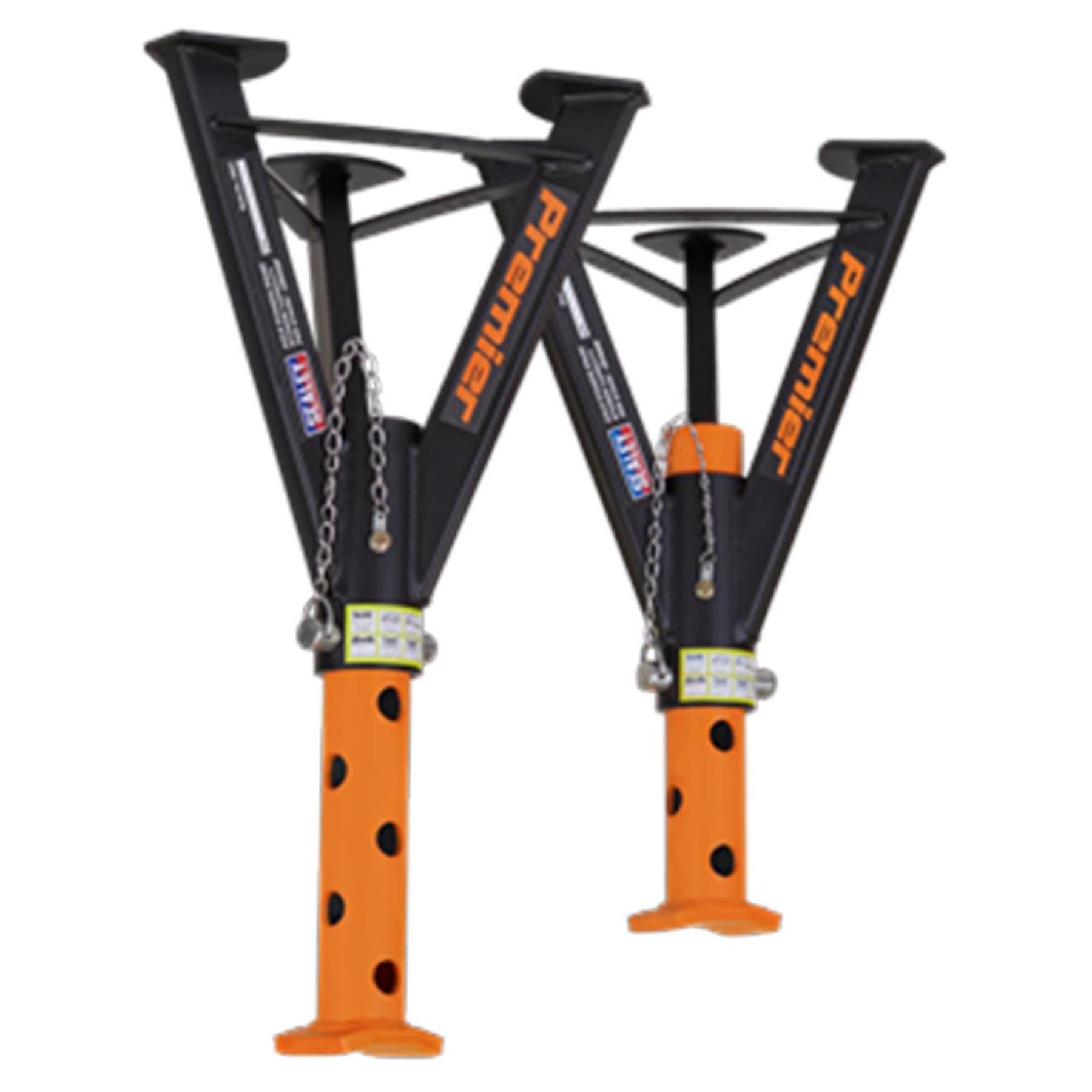 Sealey Axle Stands (Pair) 6tonne Capacity per Stand - Orange