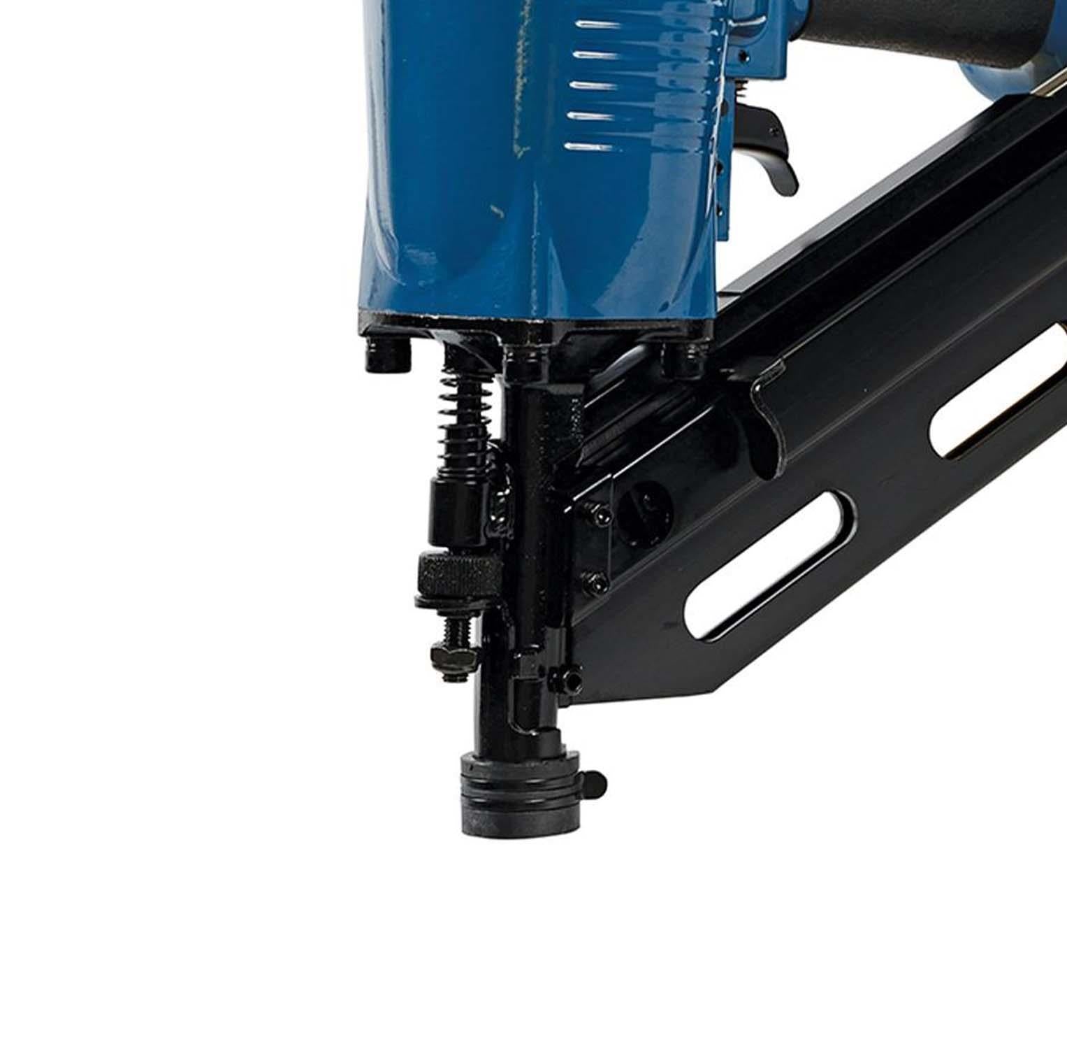 Air Finishing Nailer Nail Gun 90mm 10 - 12 Gauge Nails Framing Fencing Decking