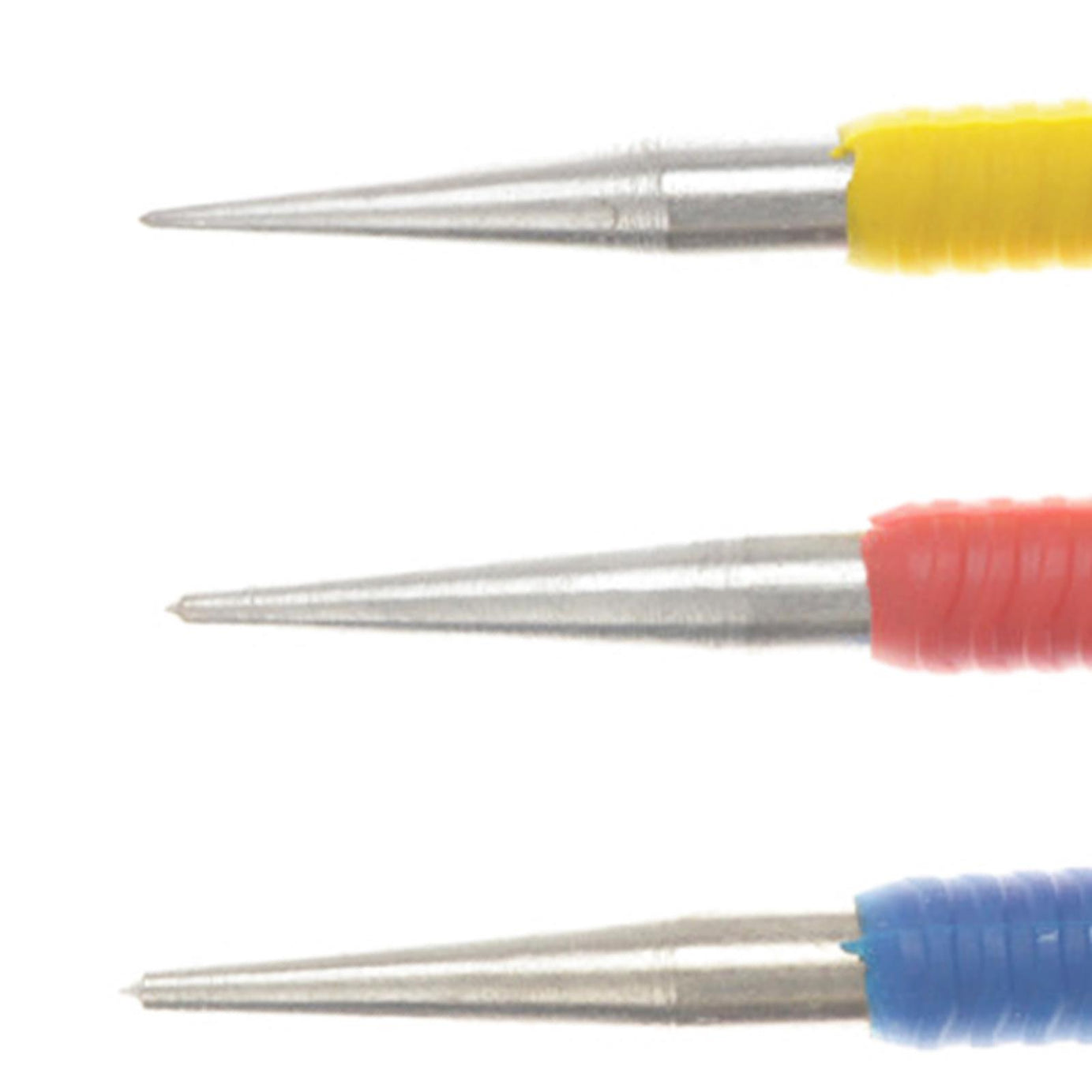 BlueSpot 3Pce Centre Punch Set Colour Coded Carbon Steel 1/32" 1/16" 3/32" For Stable Drilling New