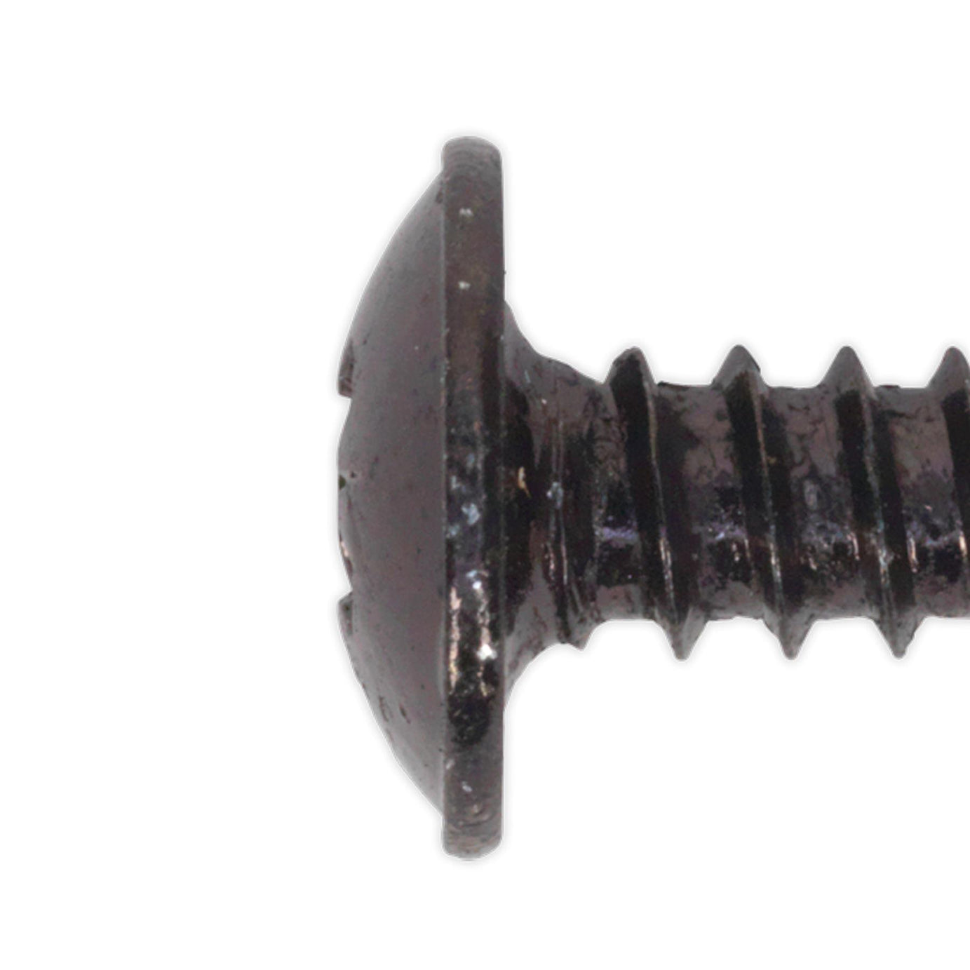 Sealey Self Tapping Screw 4.2 x 16mm Flanged Head Black Pozi Pack o