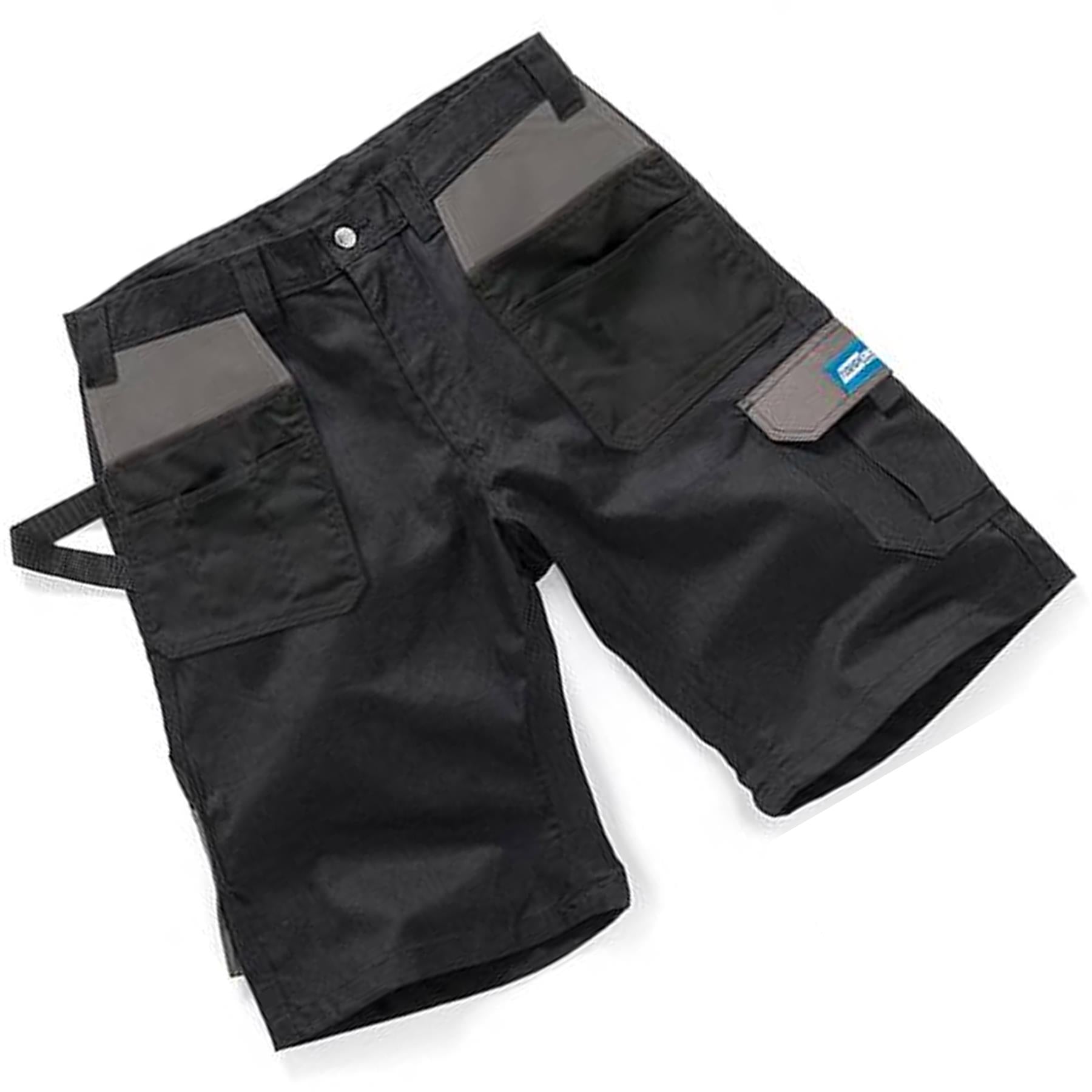 Tough Grit Holster Work Shorts Trade Flex Holster Shorts Black 38"W