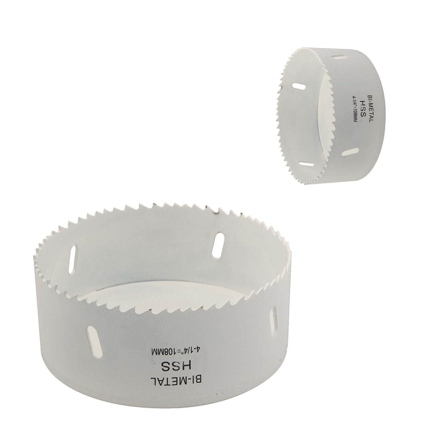 Heavy Duty Variable Pitch Bi-Metal 108mm Holesaw Steel Wood Metal Pvc Fast Clean