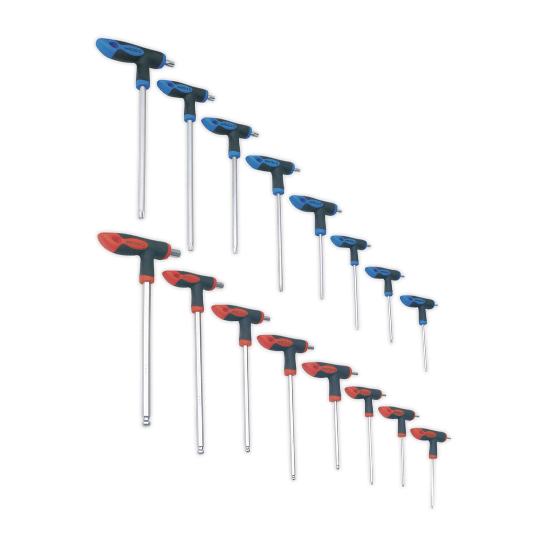 Sealey T-Handle TRX-Star* & Hex Key Set 16pc