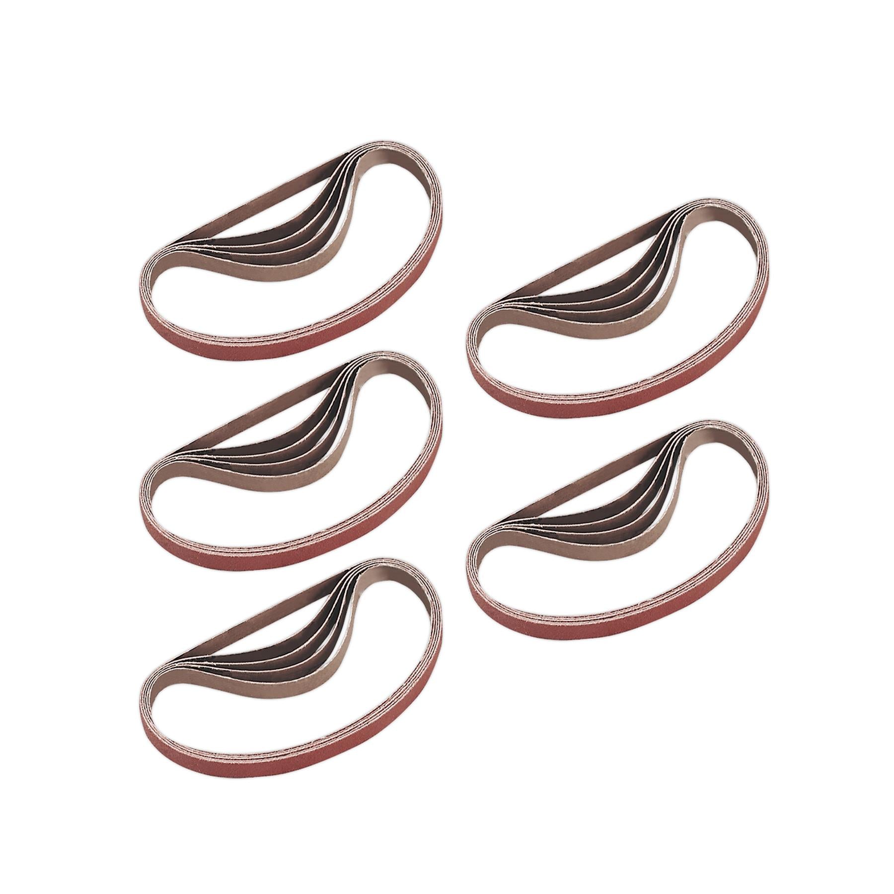 Sealey Sanding Belt 10 x 330mm 100Grit Pack of 5