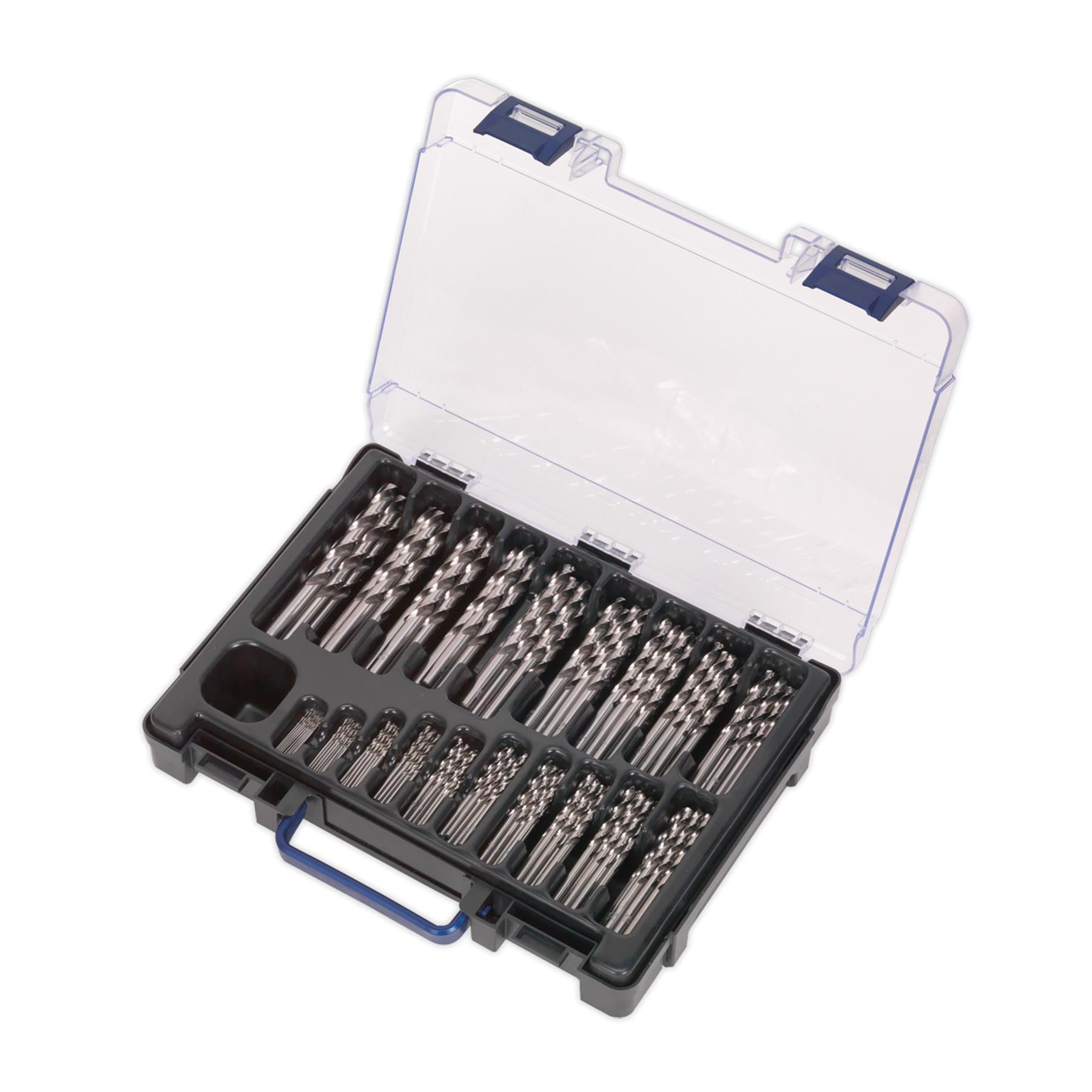 Sealey HSS Fully Ground Drill Bit Assortment 170pc �1-10mm