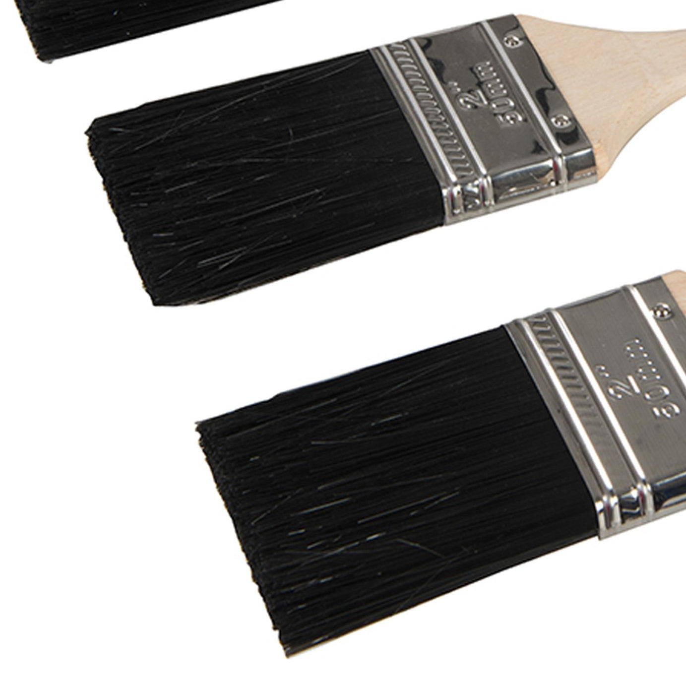 Tradesman Synthetic Paint Brushes 4Pk 50mm Hardwood Handle With Hanging Hole