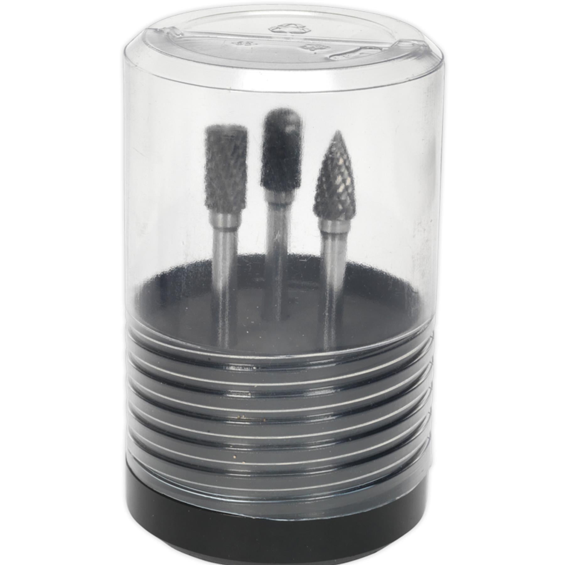 Sealey Tungsten Carbide Rotary Burr Set 3pc