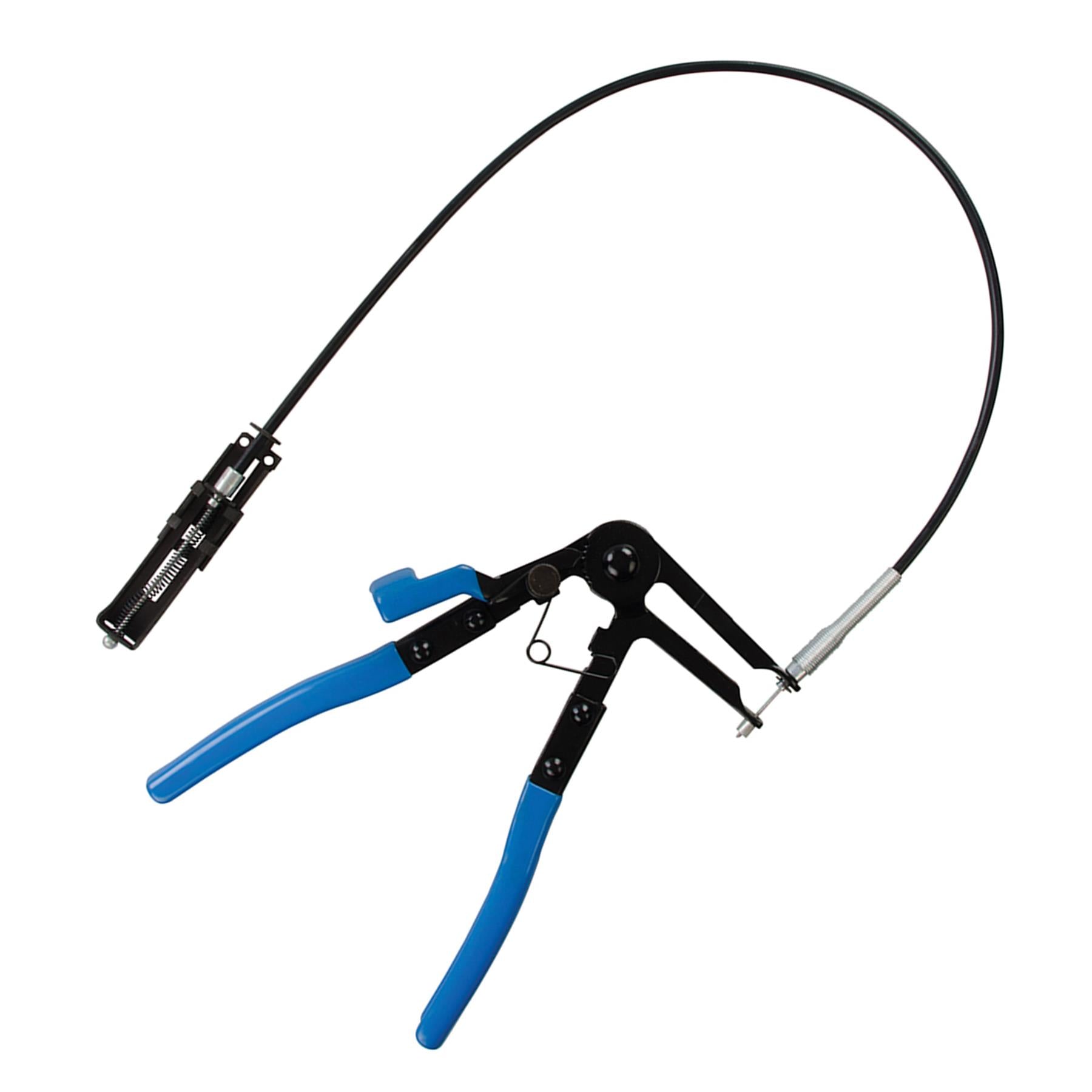 Flexible Ratchet Hose Clamp Pliers Carbon Steel Long Reach Jaws 18-54mm 610mm