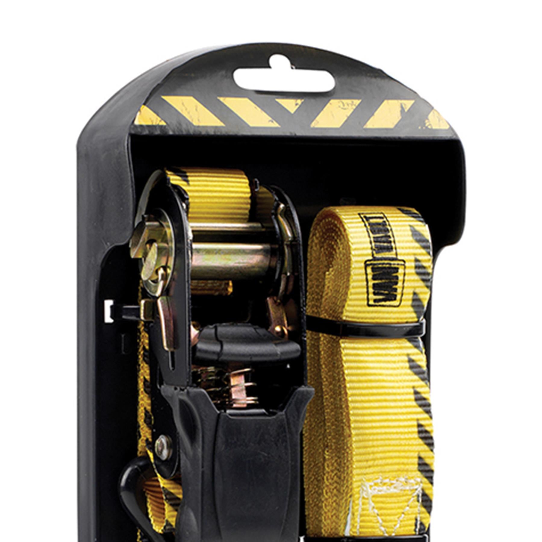 Van Vault Ratchet Strap 5m x 25mm Black Metal Clasp