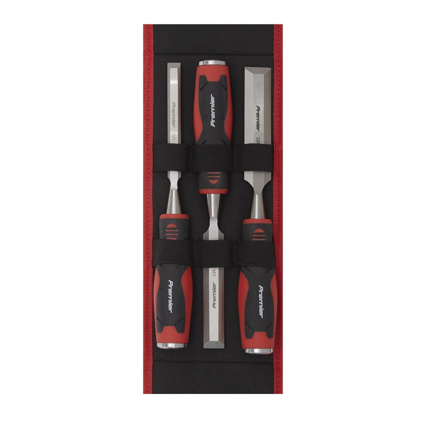 Sealey Hammer-Thru Wood Chisel 3pc Set