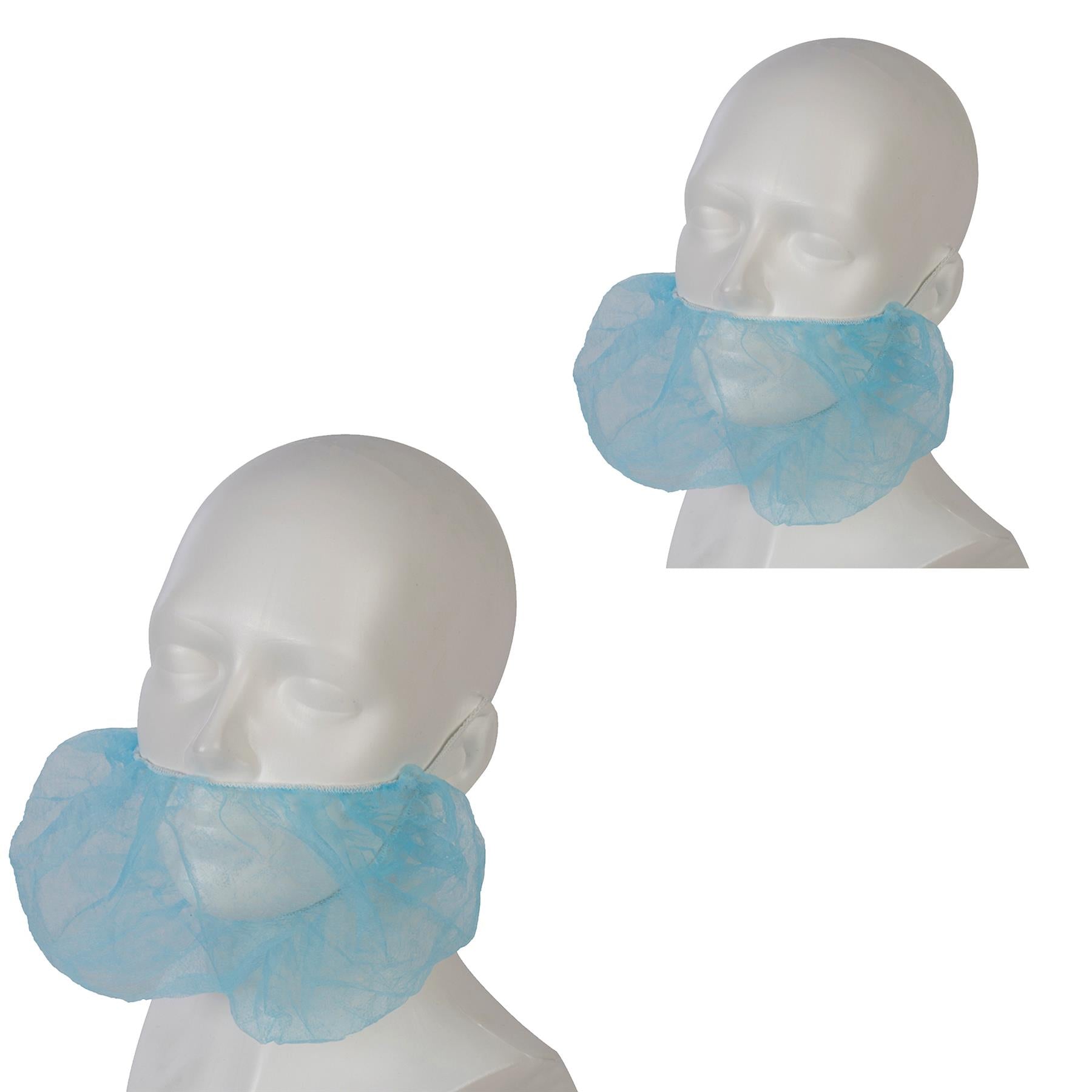 Disposable Safety Beard Net 100pk Disposable One Size Fits All 420mm / 18"