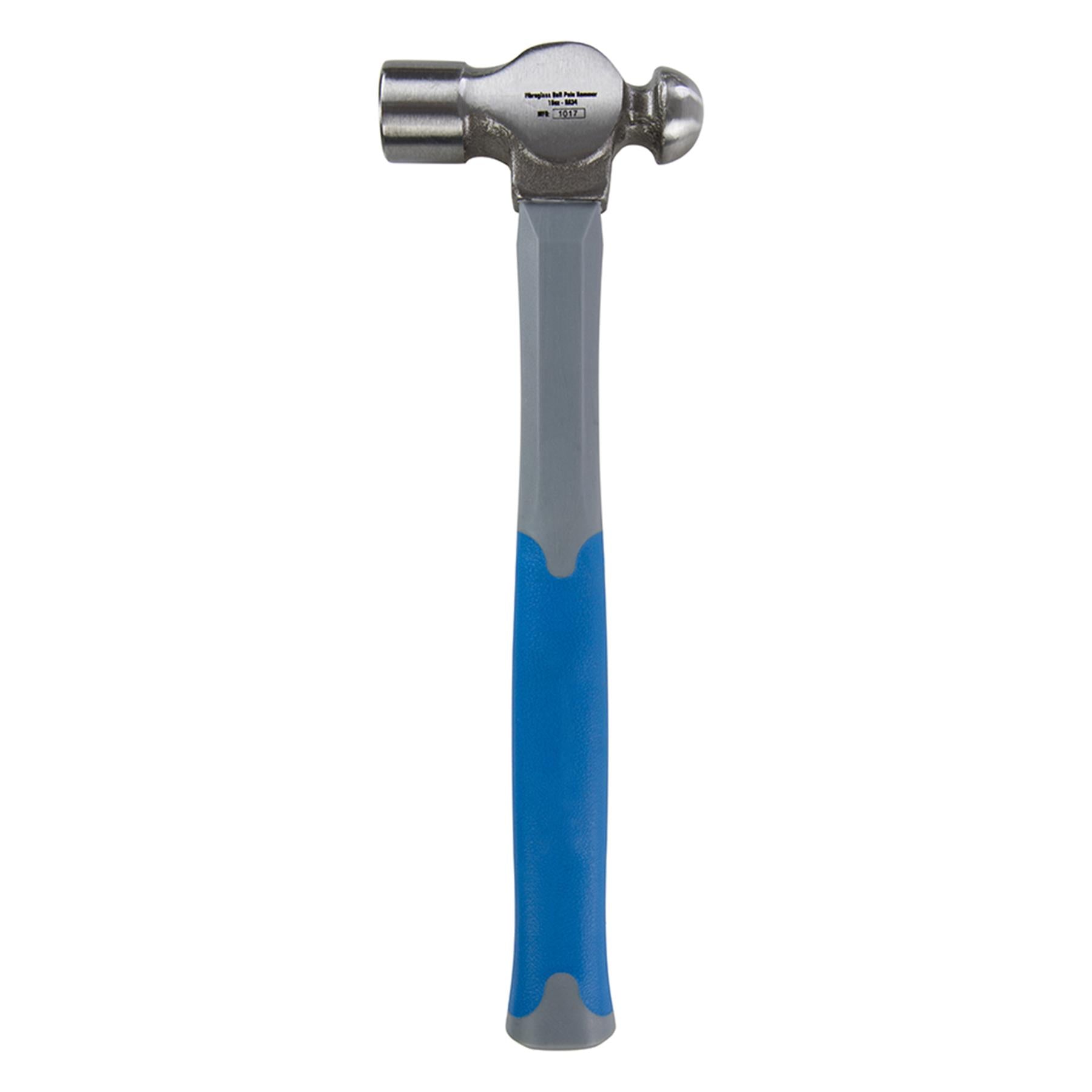 Fibreglass Ball Pein Hammer - 16Oz (454G) Garage Workshop High Grip DIY