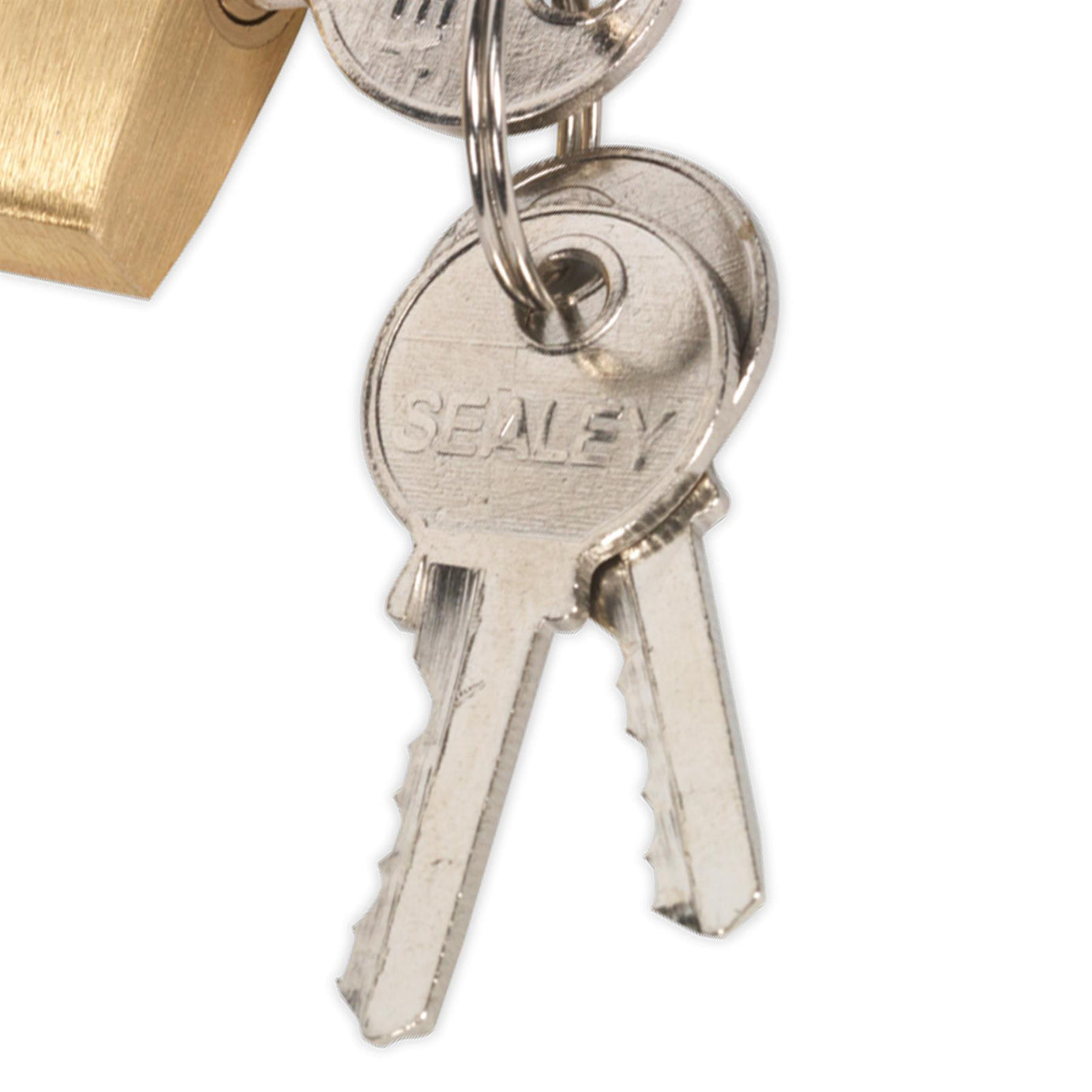 Sealey Brass Body Padlock with Brass Cylinder 40mm