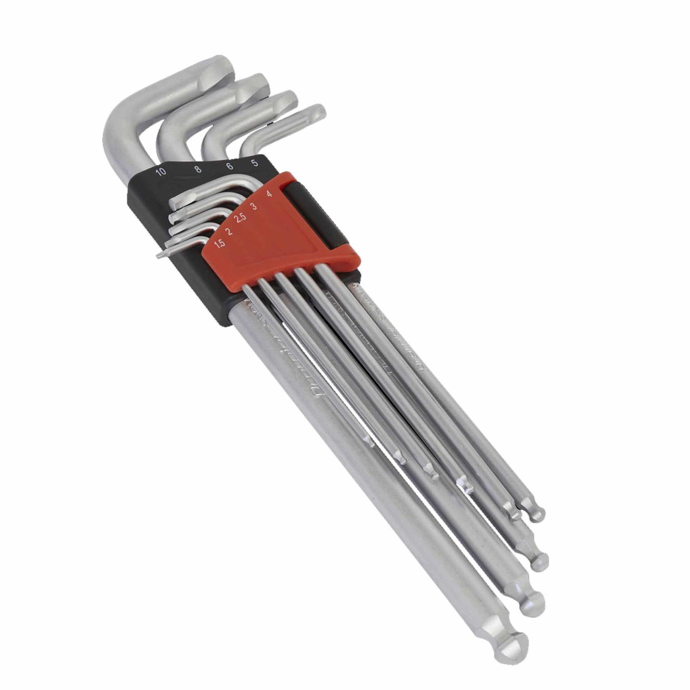 Sealey Ball-End Hex Key Set 9pc Lock-On - Metric