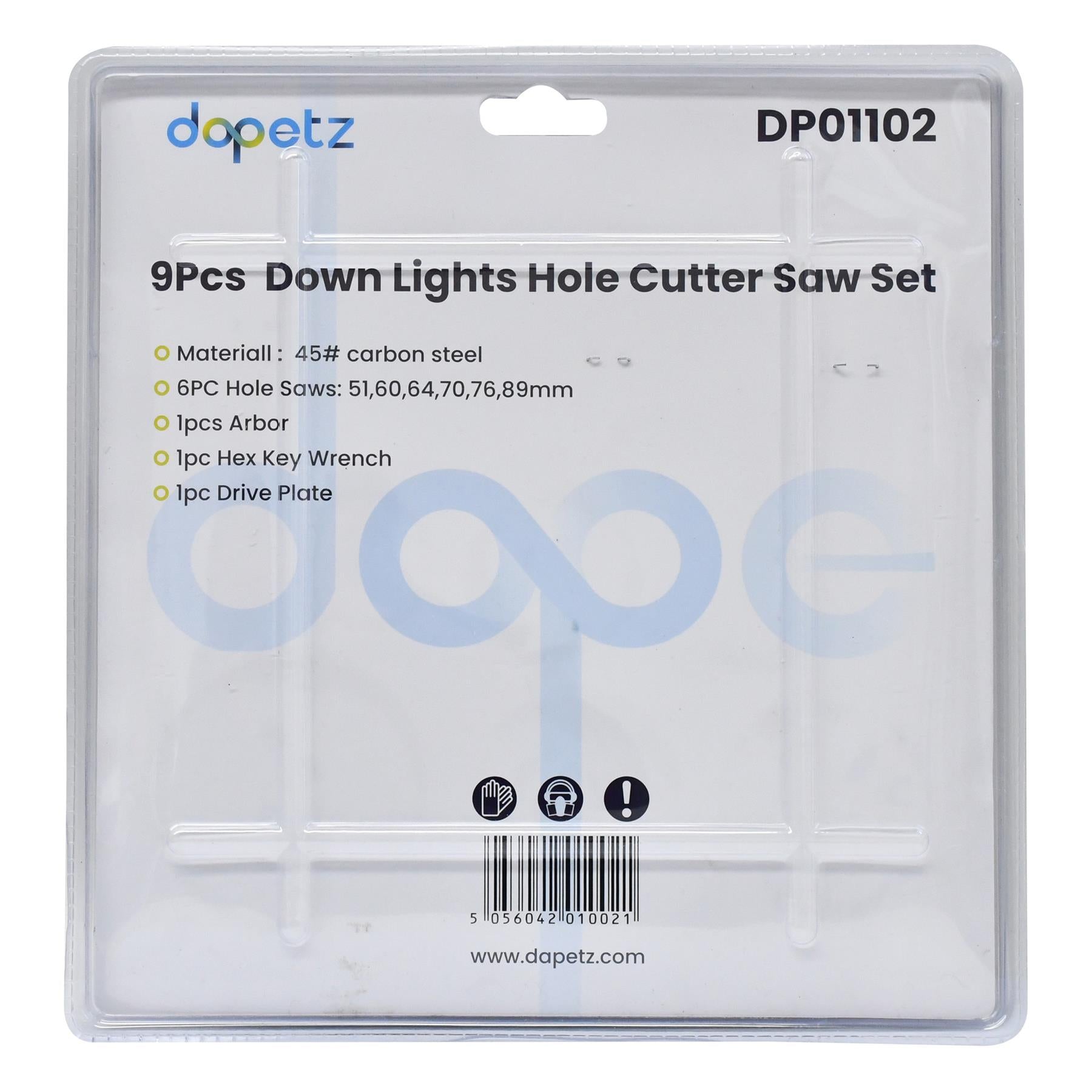 9Pc Down Lights Hole Cutter