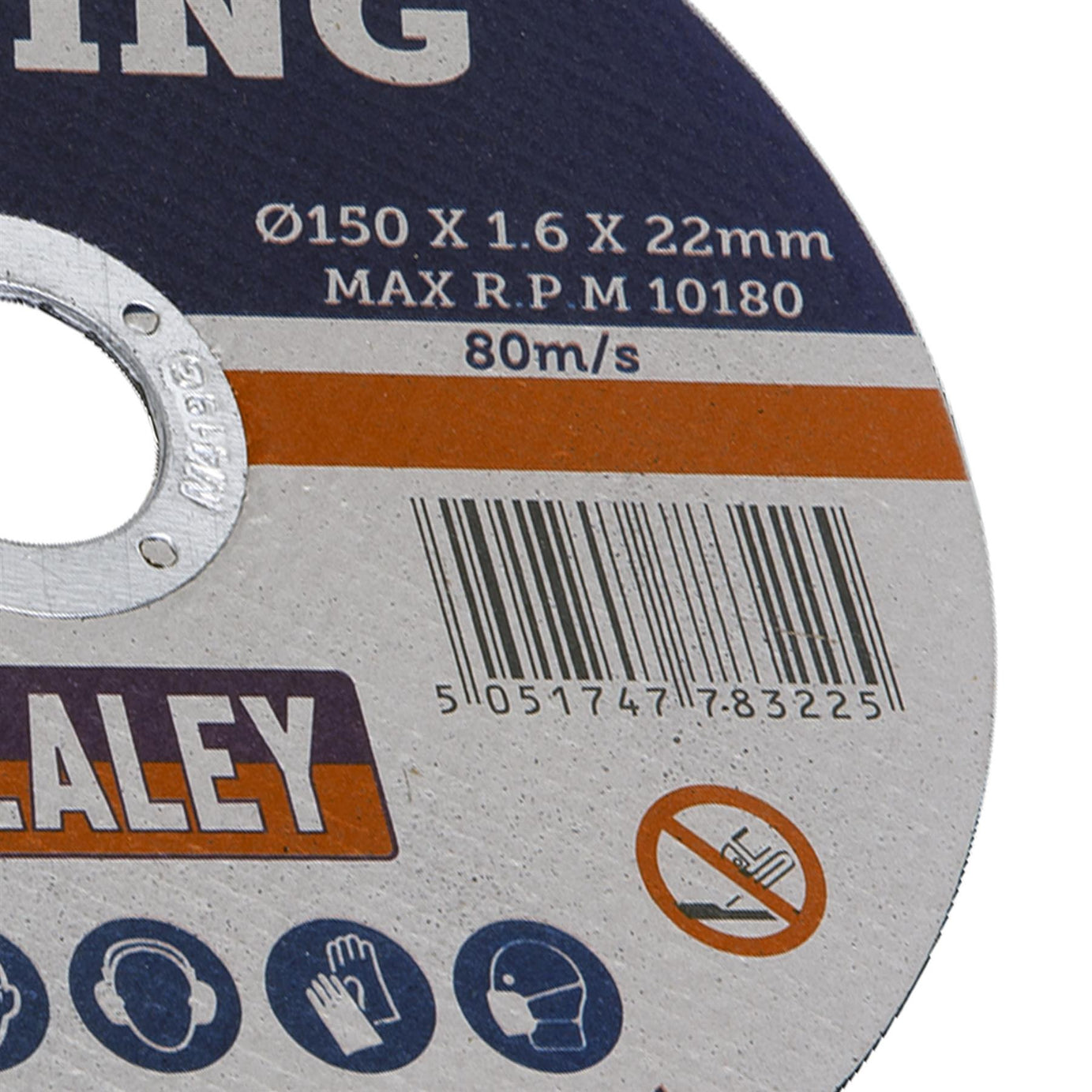 Sealey Cutting Disc 150 x 1.6mm 22mm Bore
