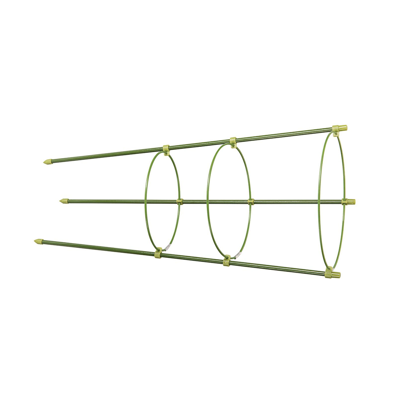 3 Ring Plant Support 450mm Aluminium And Green Plastic Construction New