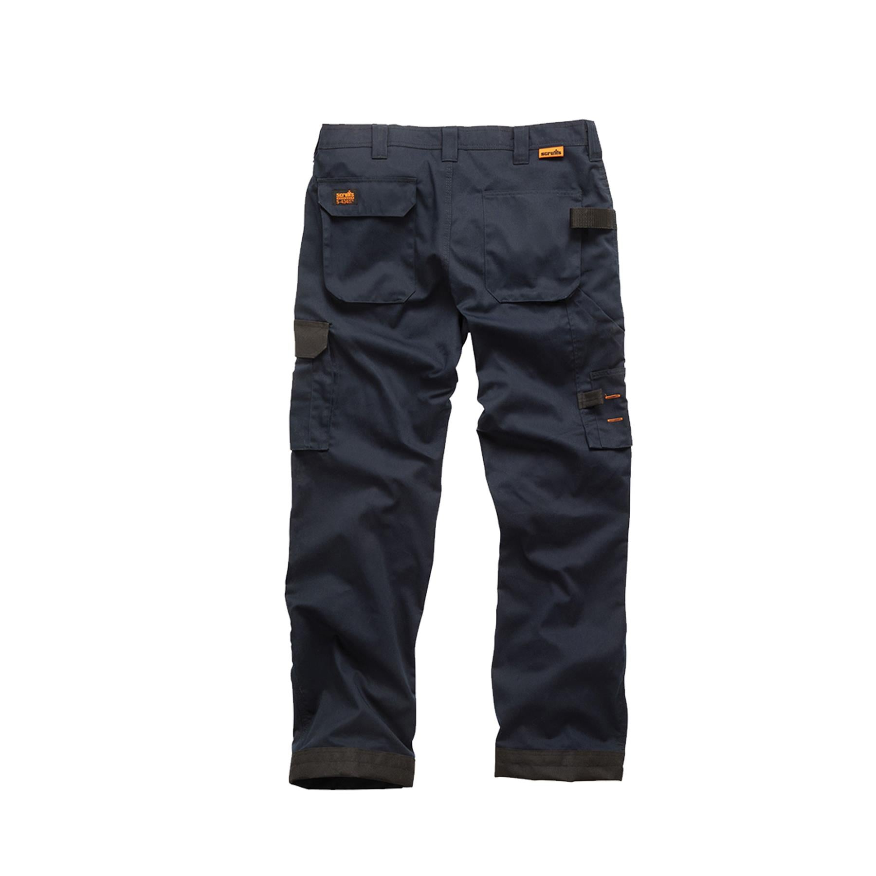 Scruffs Worker Trousers | Trade Hard Wearing Work Trousers NAVY (30S)