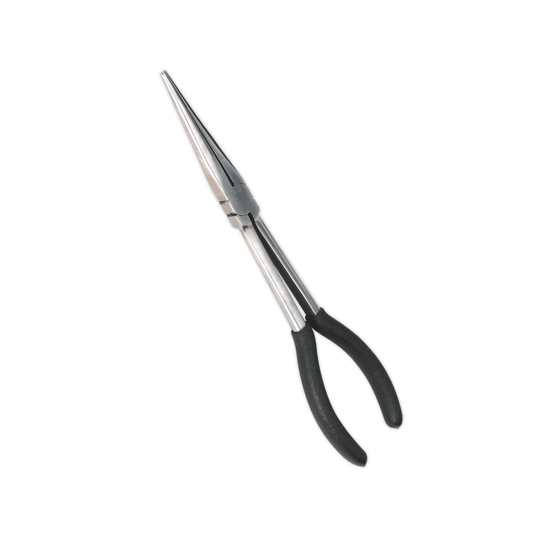 Sealey Needle Nose Pliers 275mm Straight Fully Polished Finish