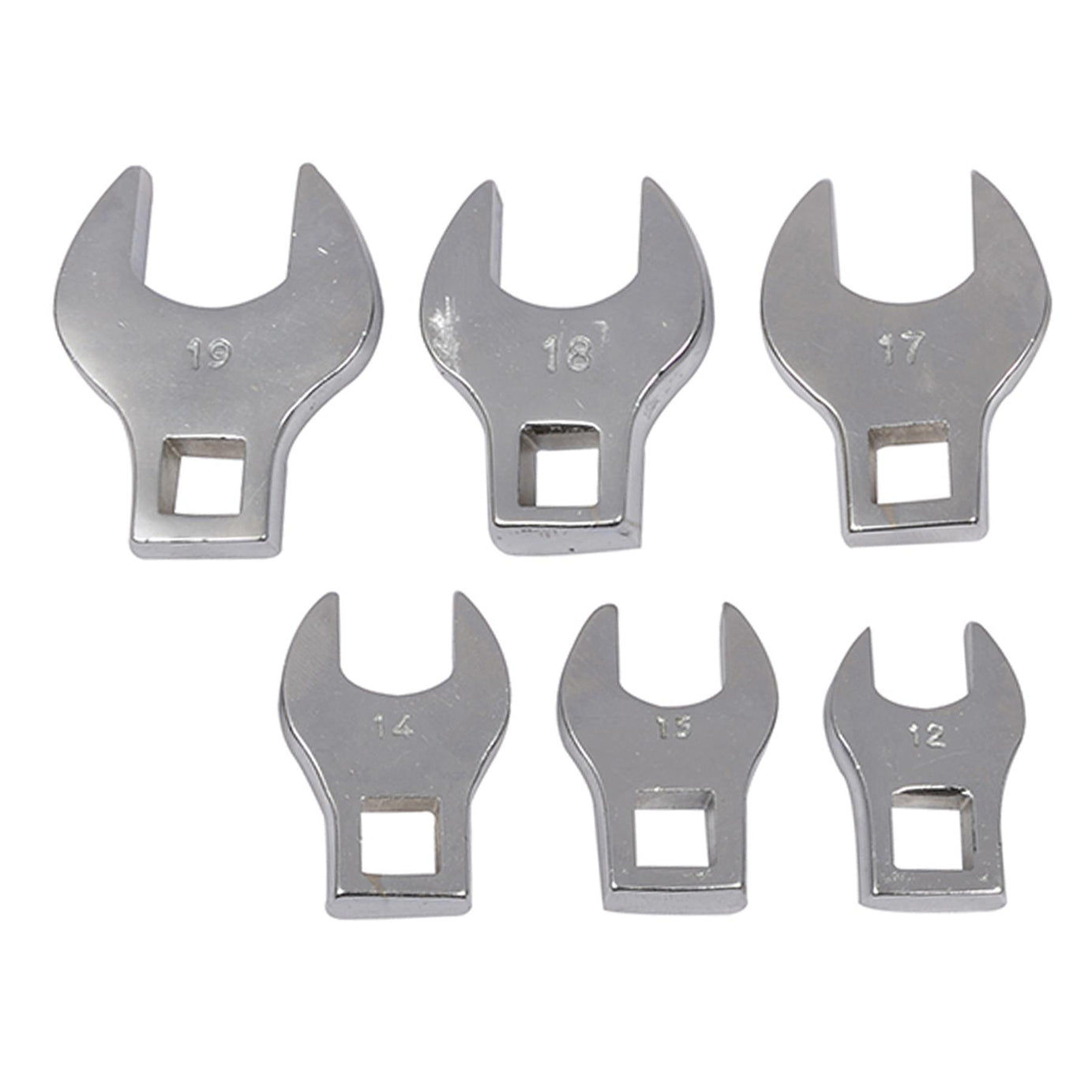 10-19mm Crows Foot Spanner Set 10pce Supplied In A Plastic Storage