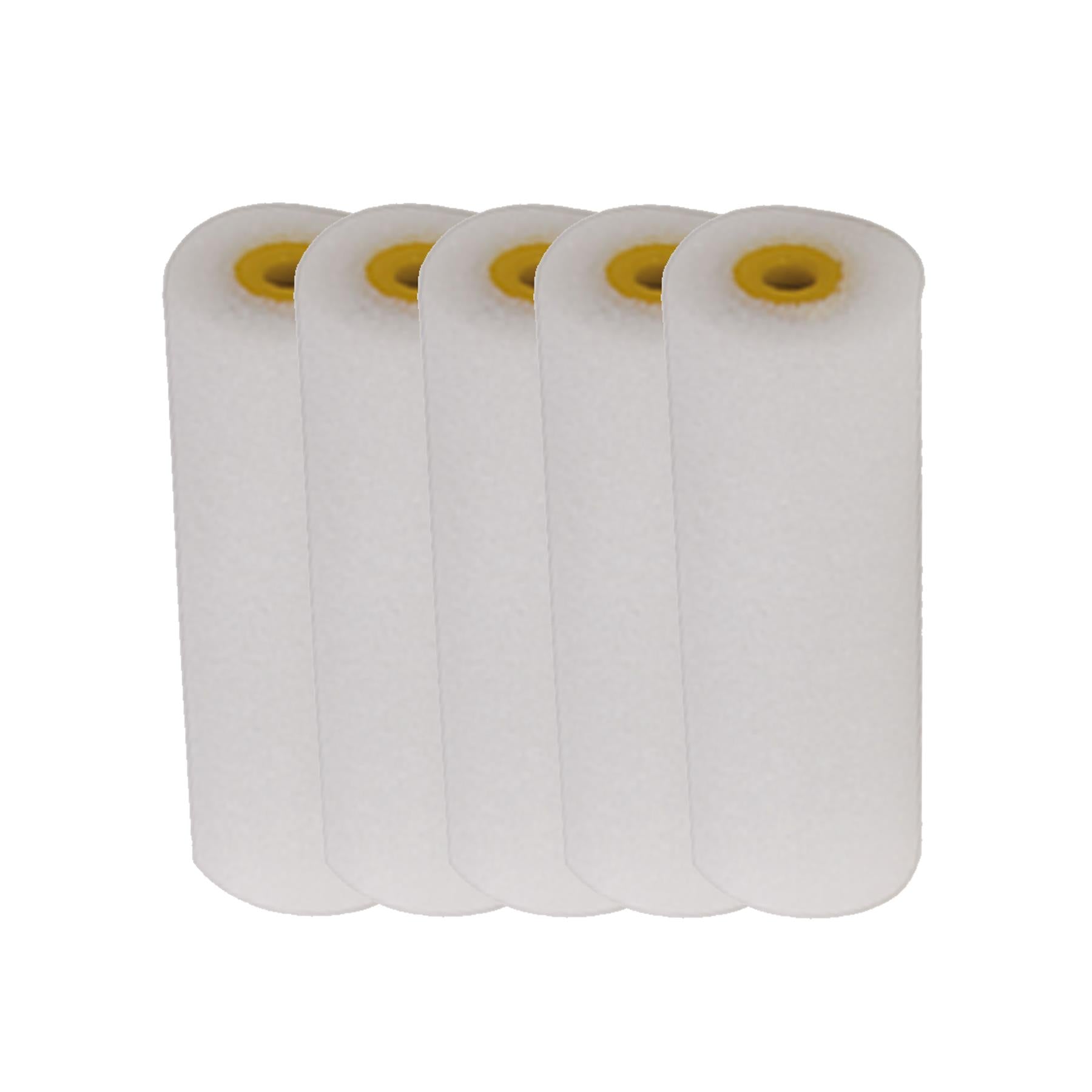 10Pk 100mm Mini Roller Sleeves Suitable For Use With Emulsion Or Gloss