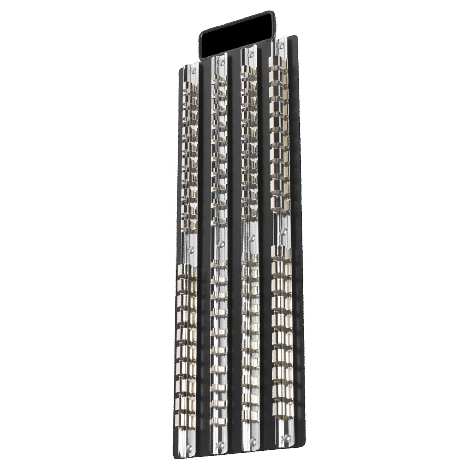 Sealey Socket Rail Tray Black 1/4", 3/8" & 1/2"Sq Drive