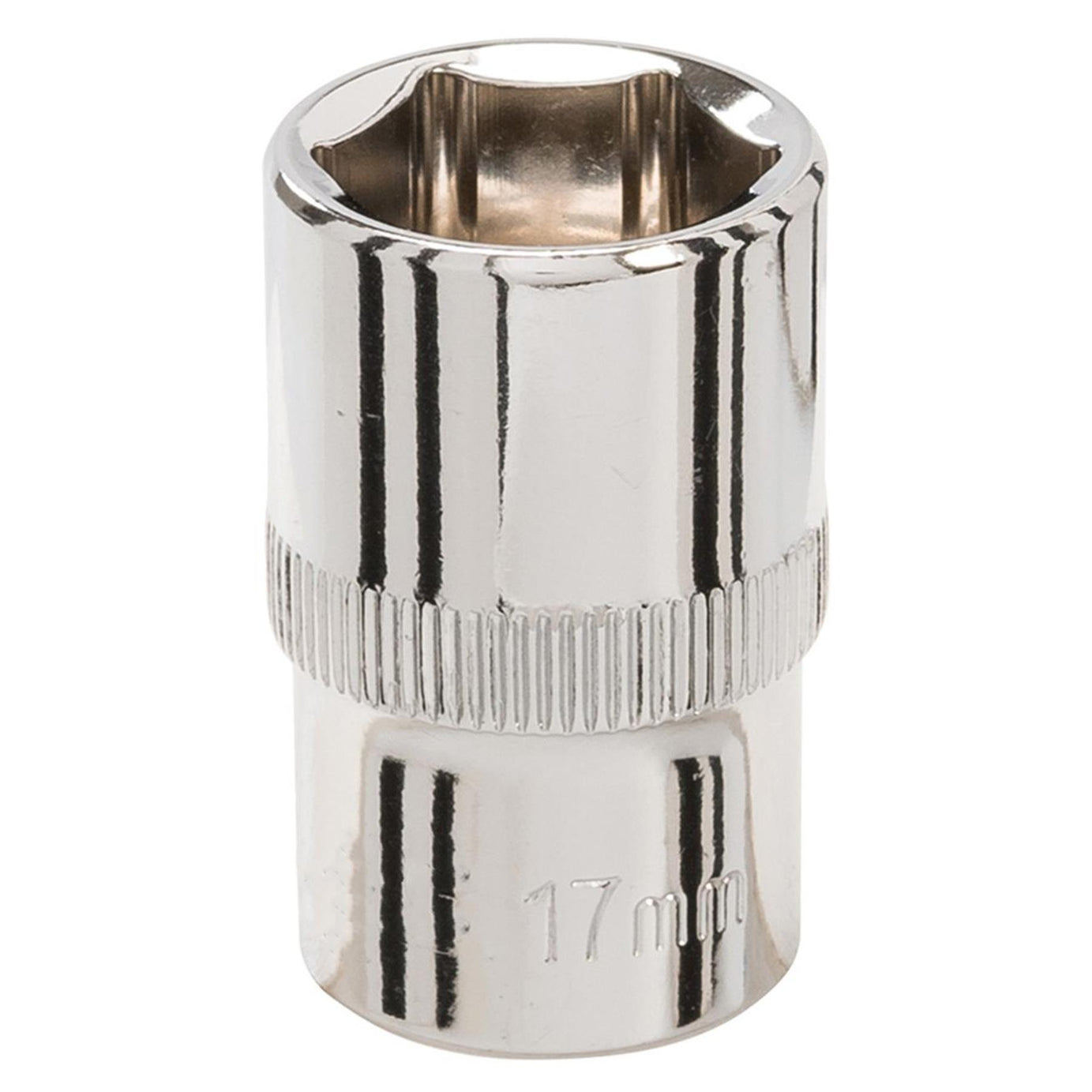 Socket 1/2" Drive Metric Hex Square 17mm Individual Hex Polished Crv Quality
