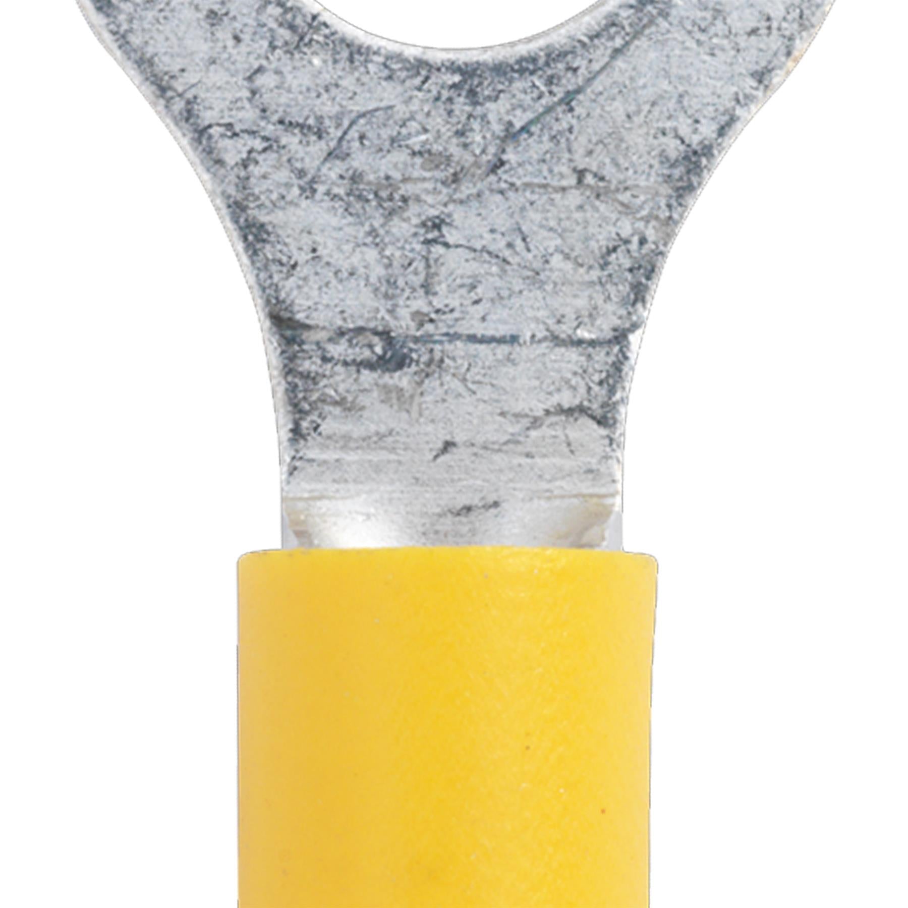 Easy-Entry Ring Terminal 8.4mm (5/16") Yellow Pack of 100 Sealey
