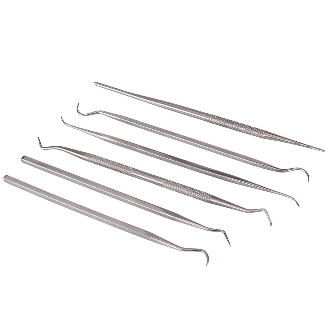6Pce Pick/Probe Set Carving Sculpting Clay Pottery Hobby Craft DIY Stainless Set