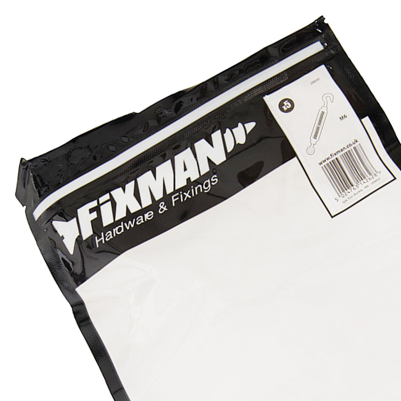 Heavy Duty Turn Buckle 5pk M6 Hook Eye Secure Fixing Strainer Tension