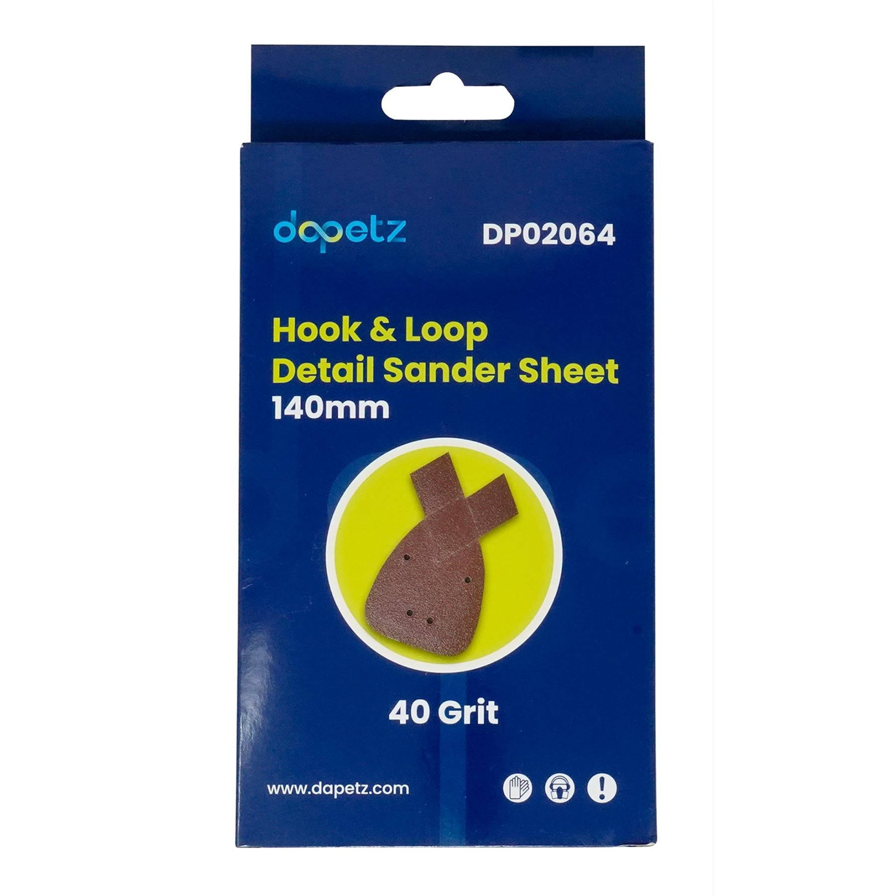 40 Grits Mouse Sanding Sheets Hook & Loop Sander Pads 4-Holes Sand Paper 40Pcs