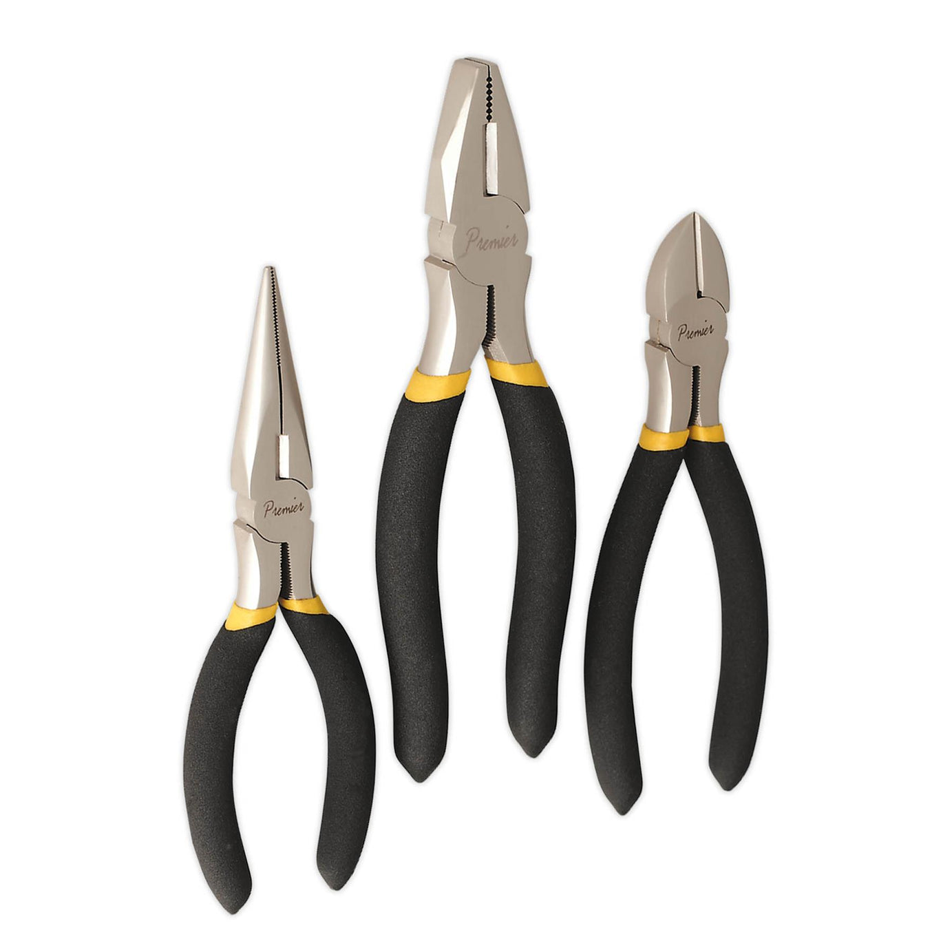 Sealey Pliers Set 3pc Ni-Fe Finish
