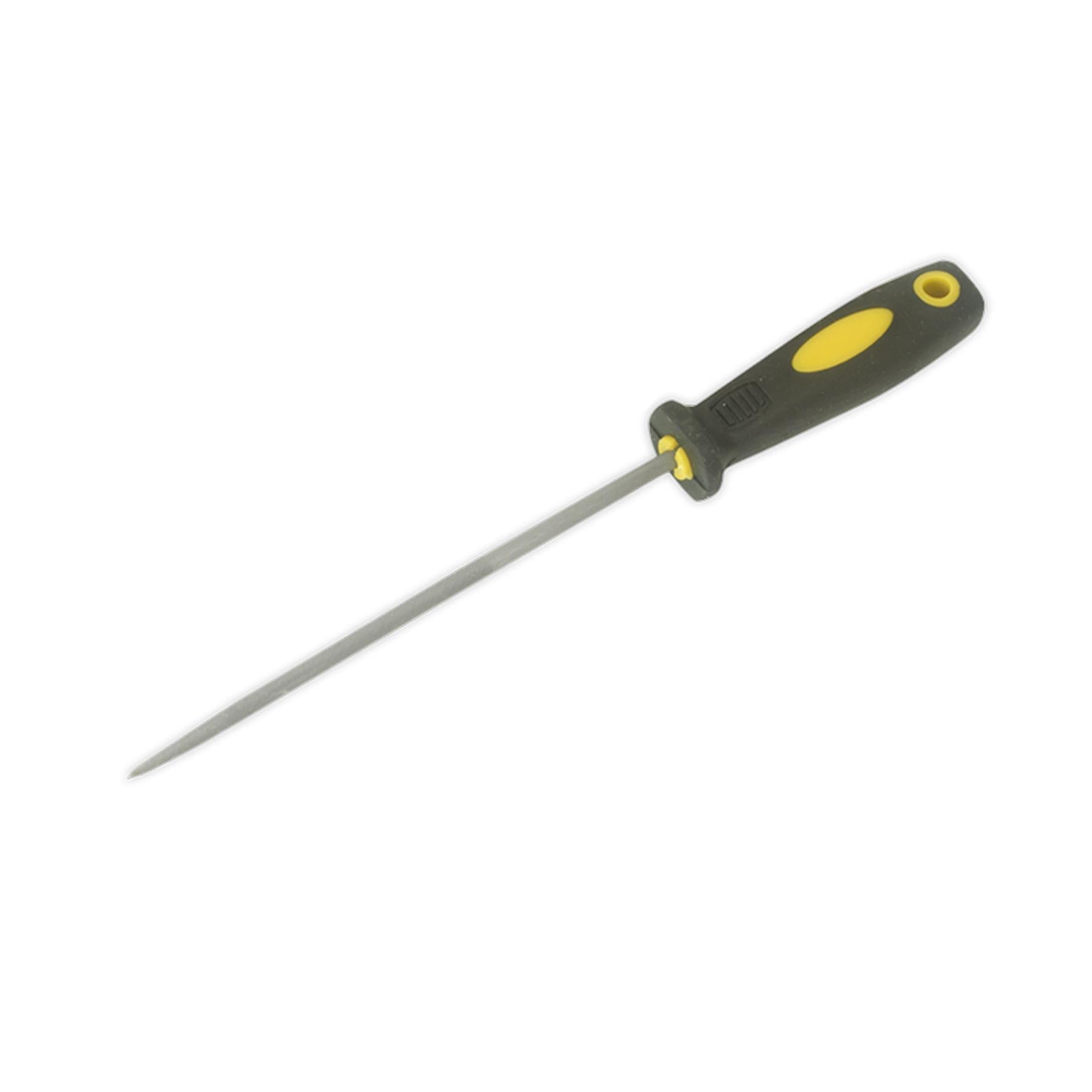6Pc Sealey Needle File Set 100mm With Soft Grip Handles