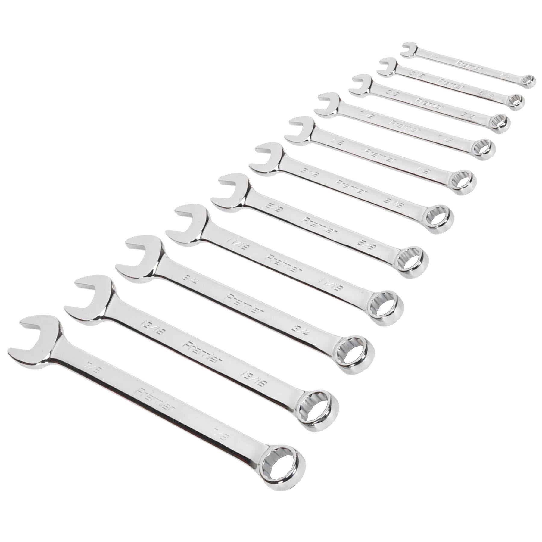 Sealey Combination Spanner Set 11pc Imperial