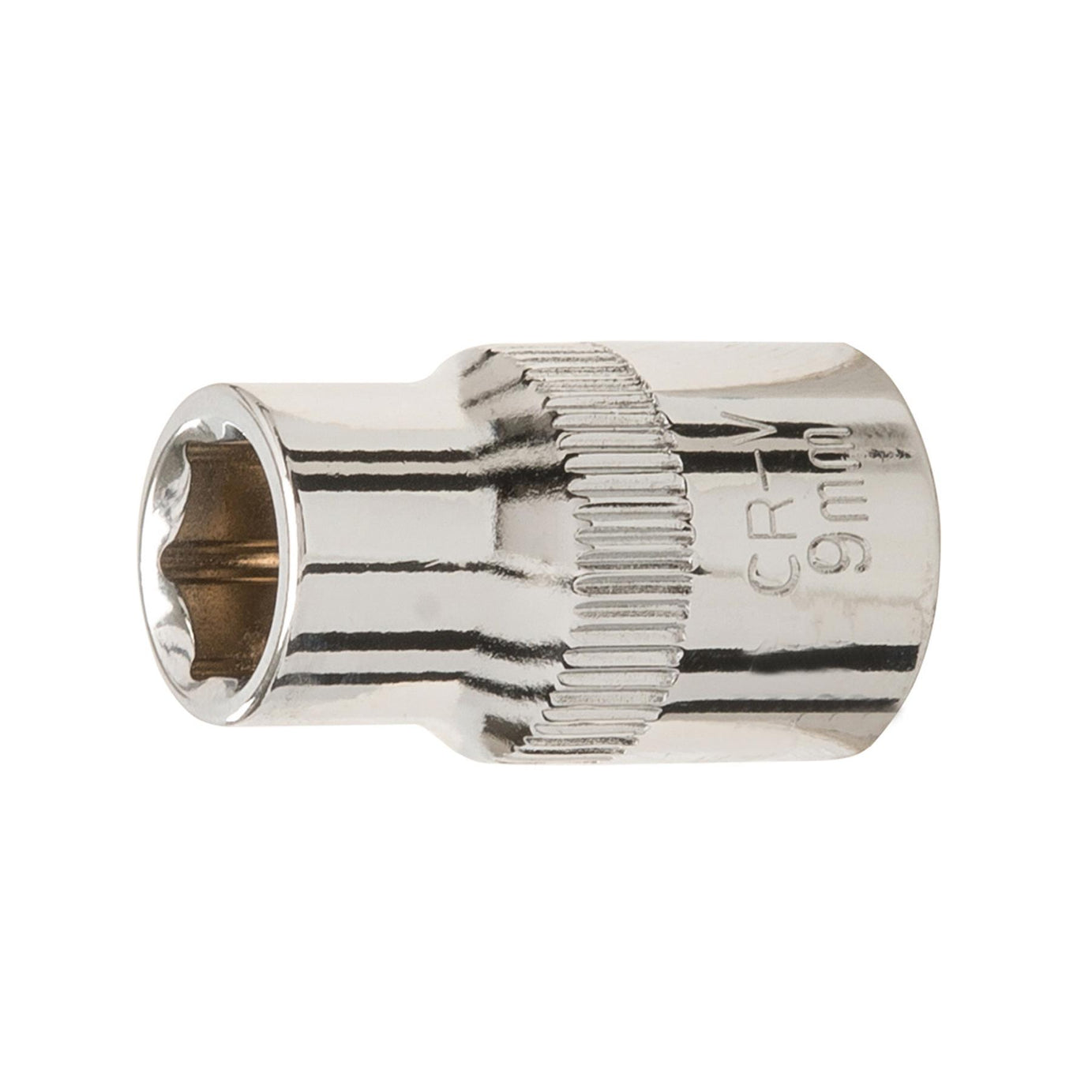 Socket 3/8" Drive Metric Hex Square 9mm Individual Hex Polished Crv Tool