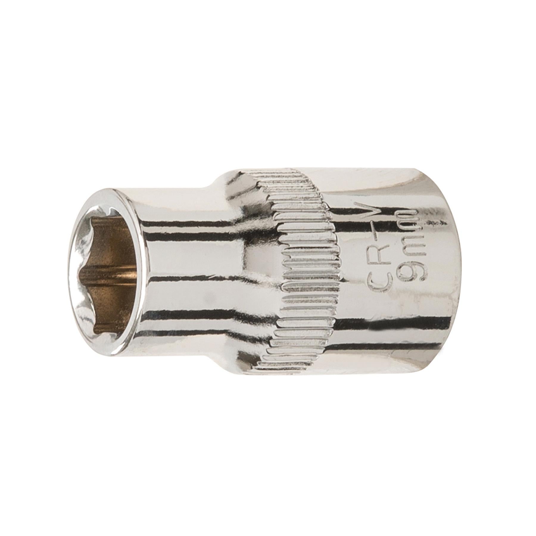 Socket 3/8" Drive Metric Hex Square 9mm Individual Hex Polished Crv Tool