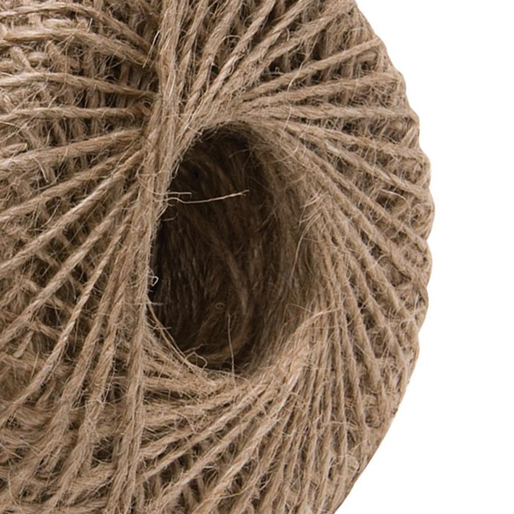 Natural Strong Jute , 250M Ball Of Garden String For Tying Of Plant New